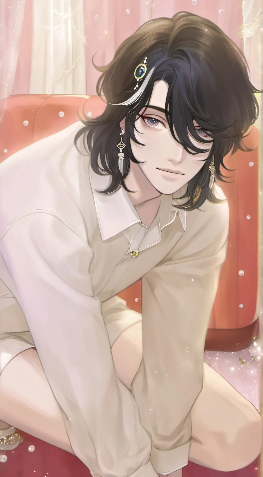 ai character: 🫶🏾 Liam💋 background