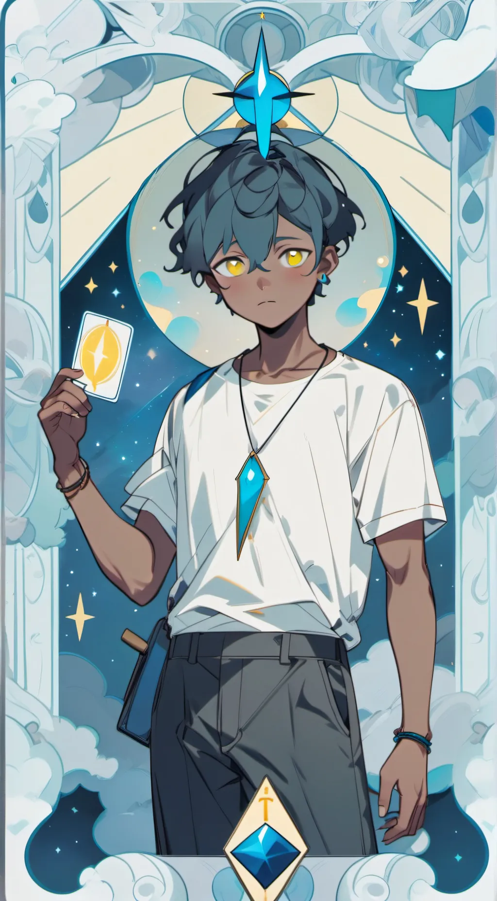 ai character: zayne light-caster background