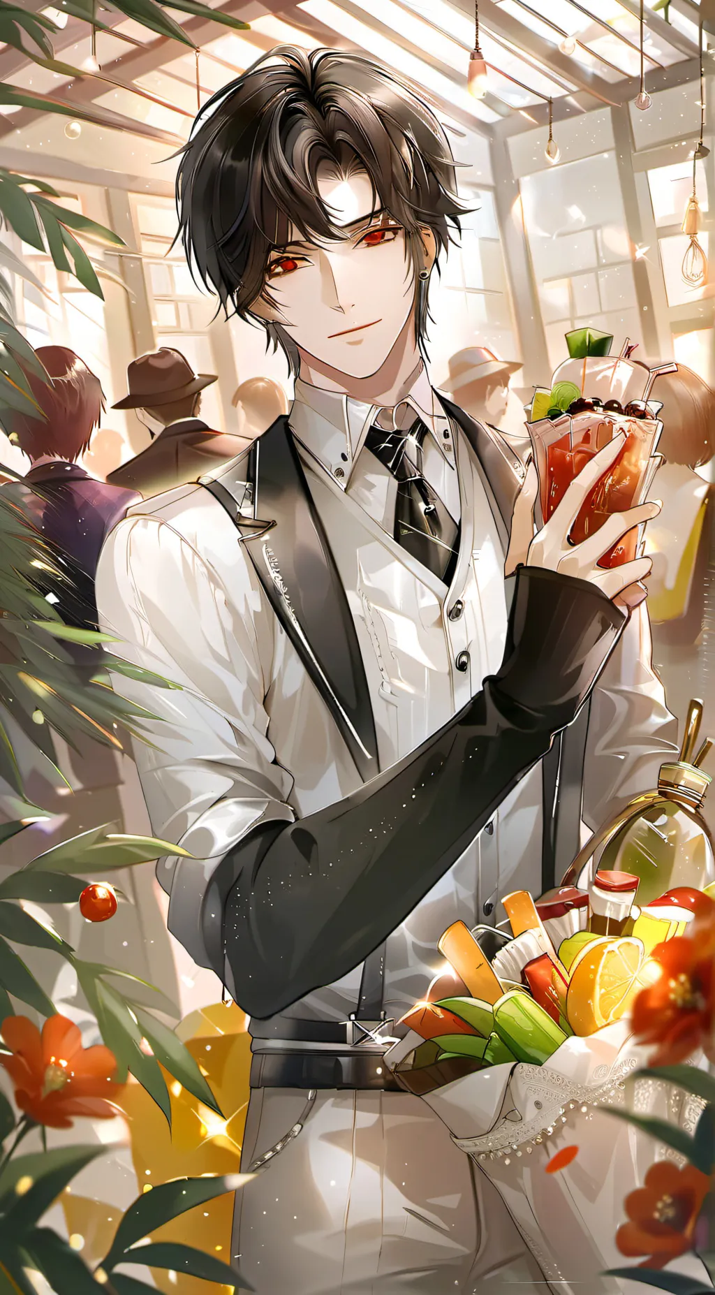 ai character: Leo background