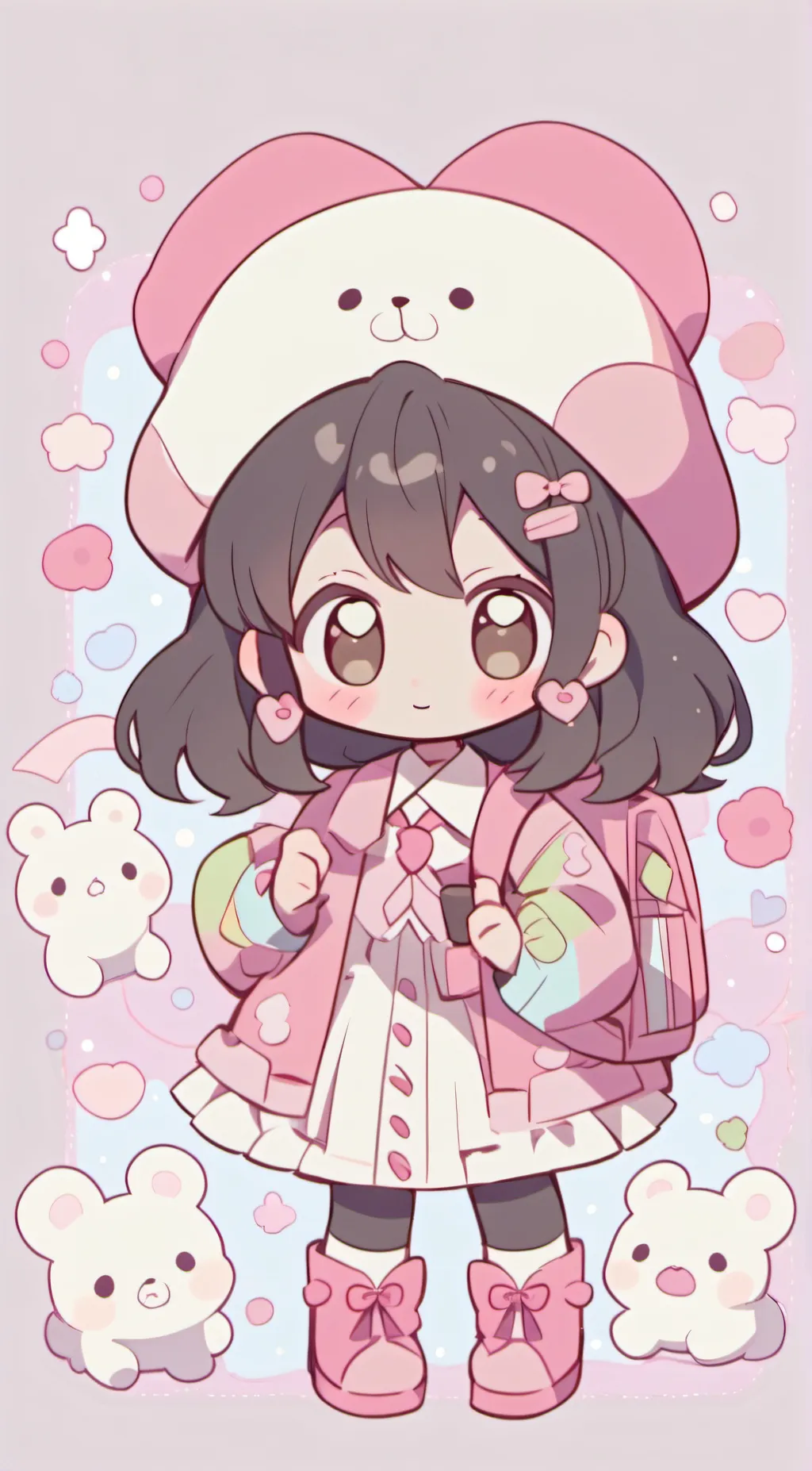 ai character: Charlotte neely  background