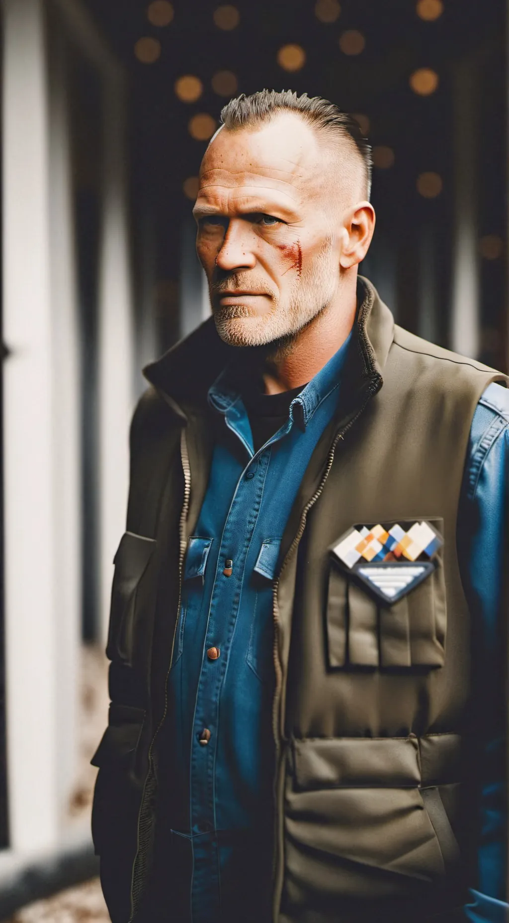 ai character: TWD Merle Dixon background