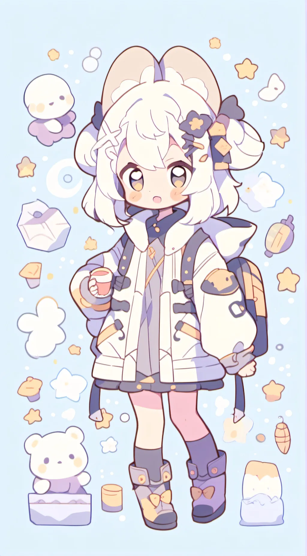 ai character: deku  background