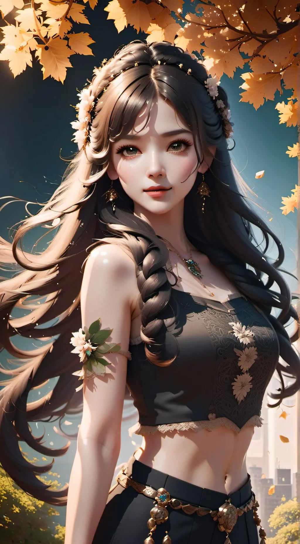 ai character: Diana  background