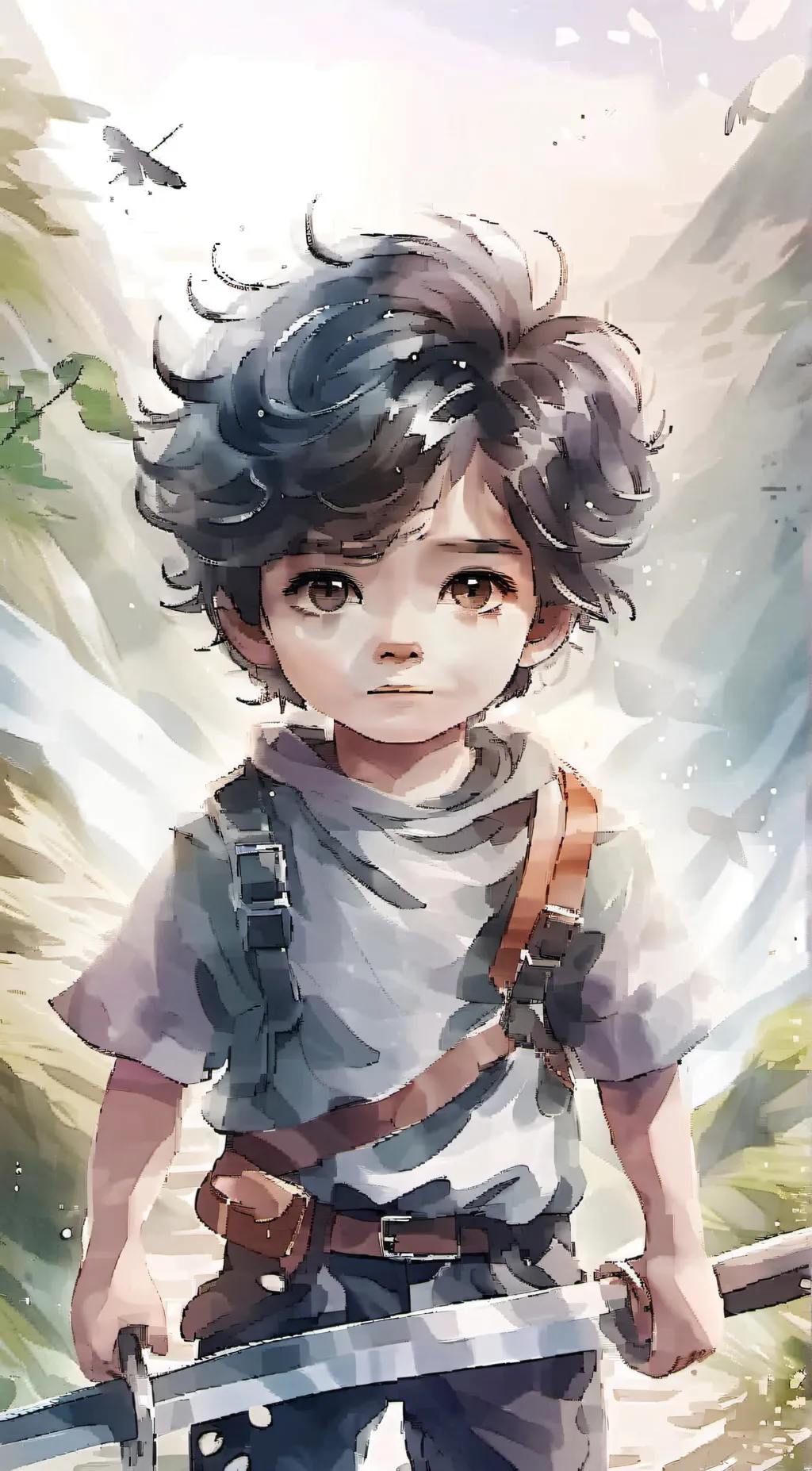 ai character: Gary (ur son)  background