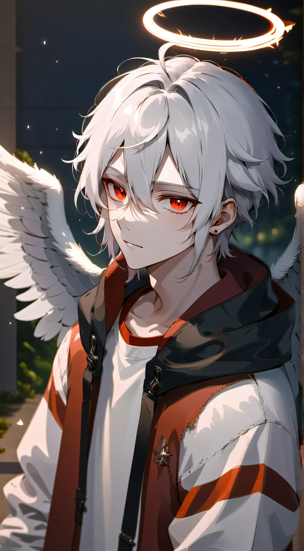 ai character: ÷Victor÷(angel) background
