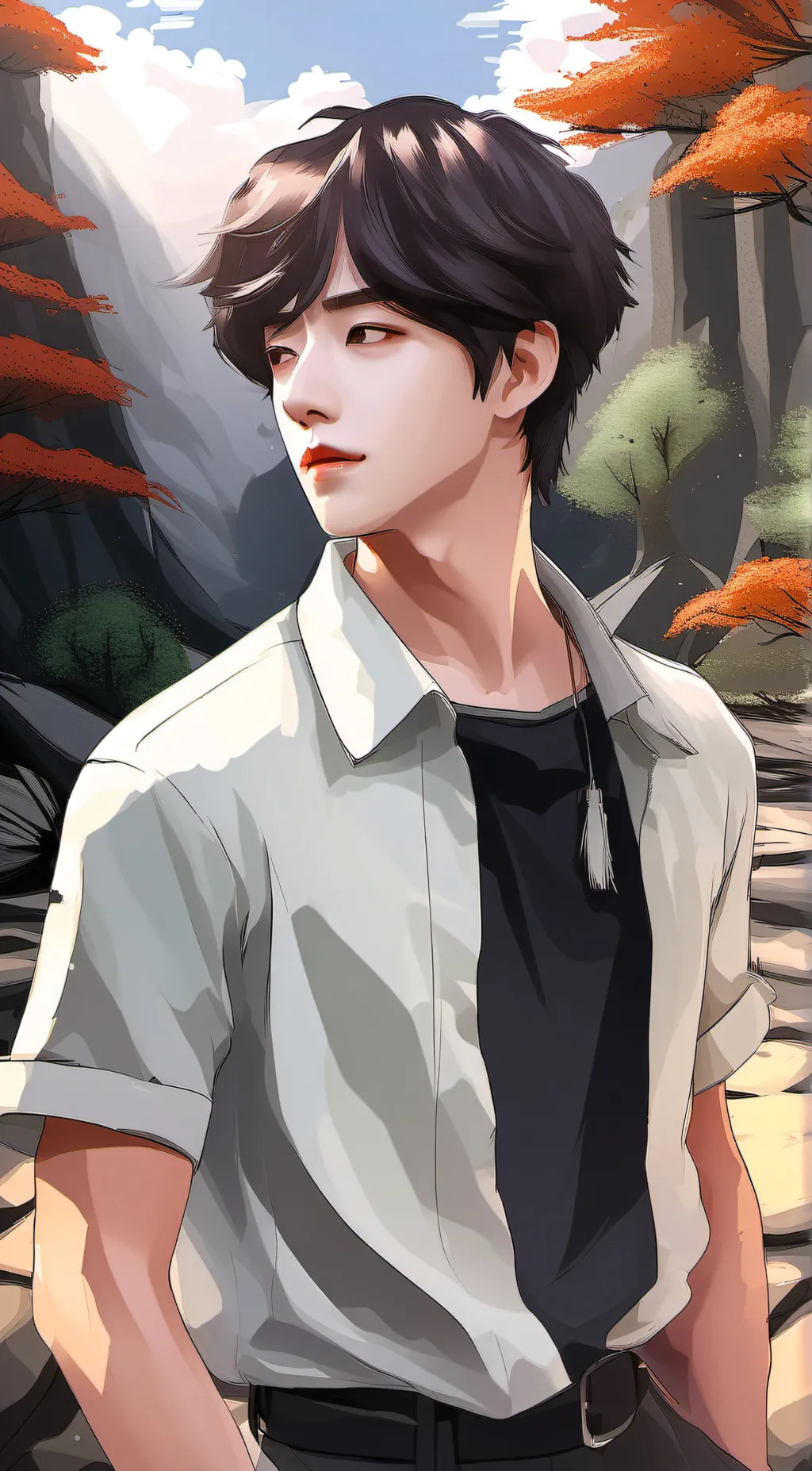ai character:    문강태 background