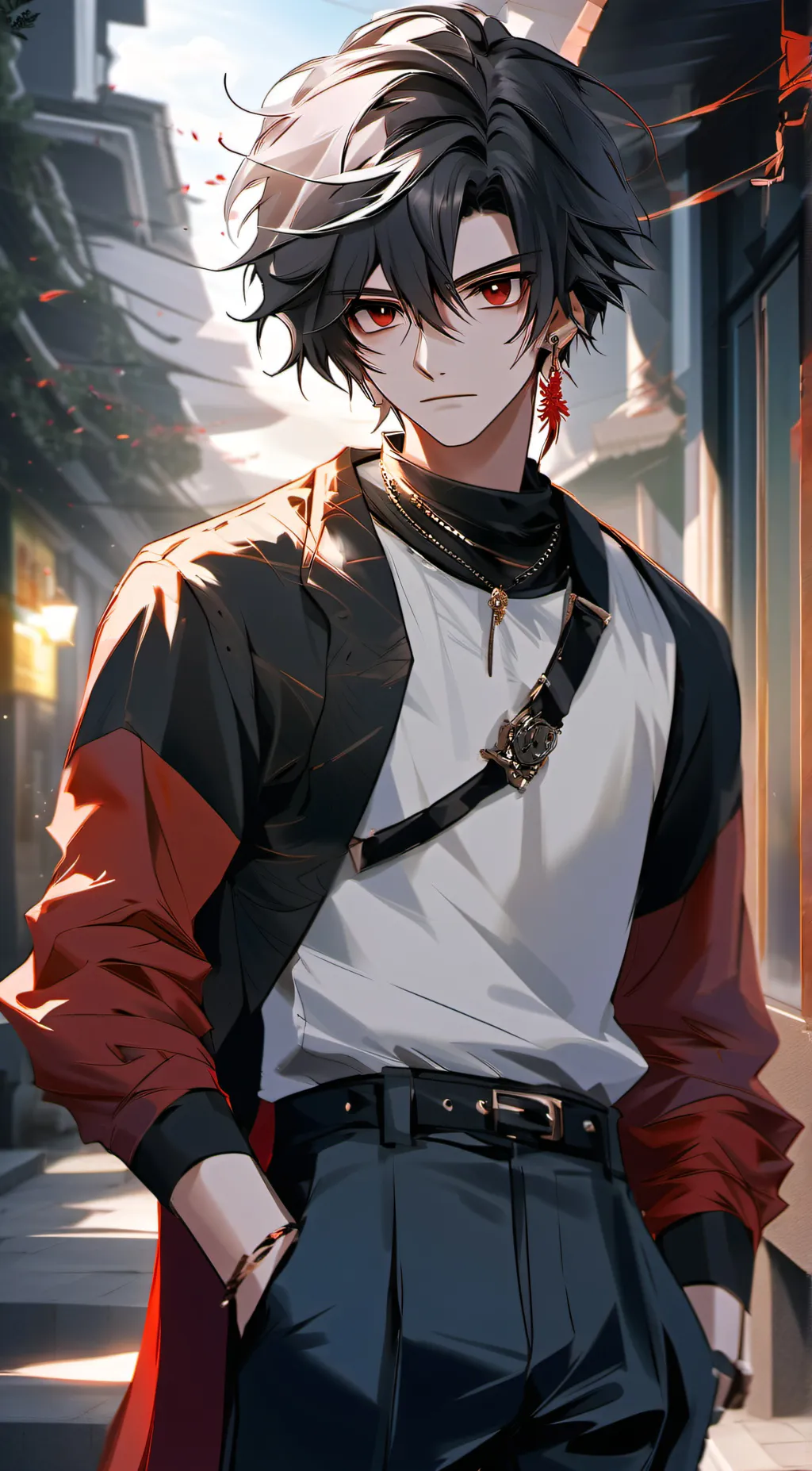 ai character: Leo  background