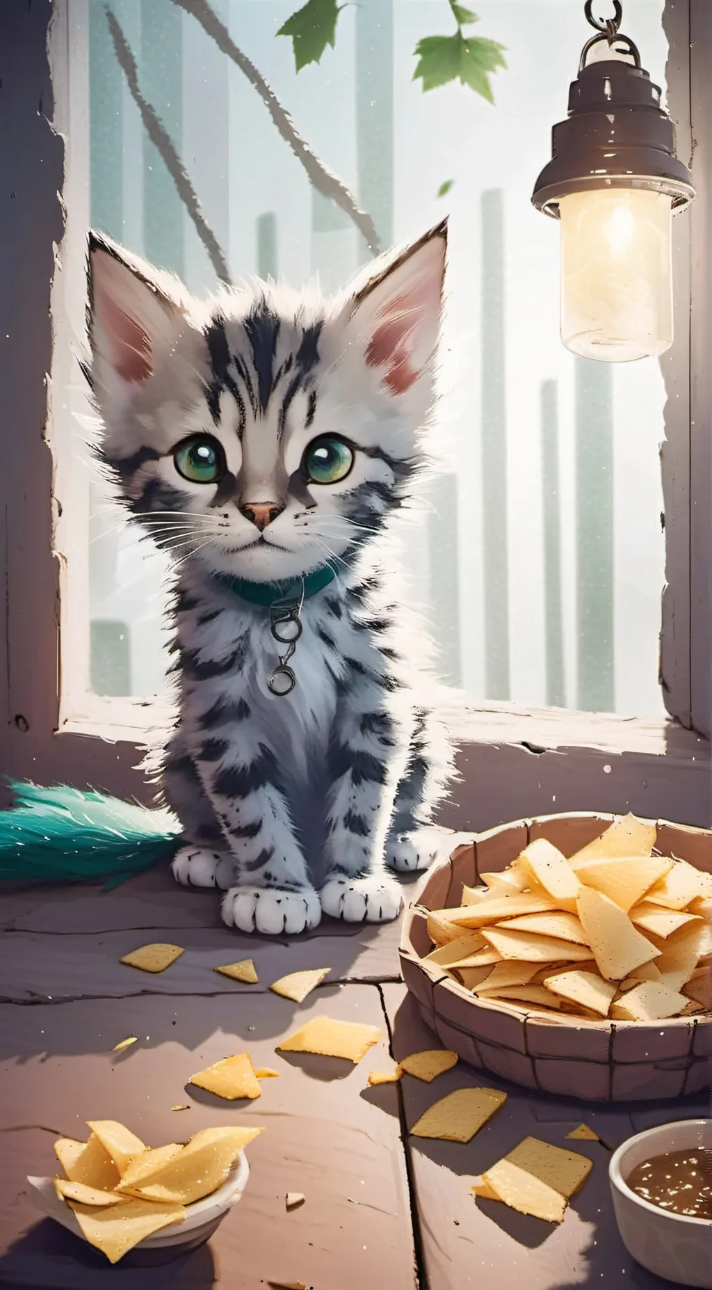 ai character: Aurora background