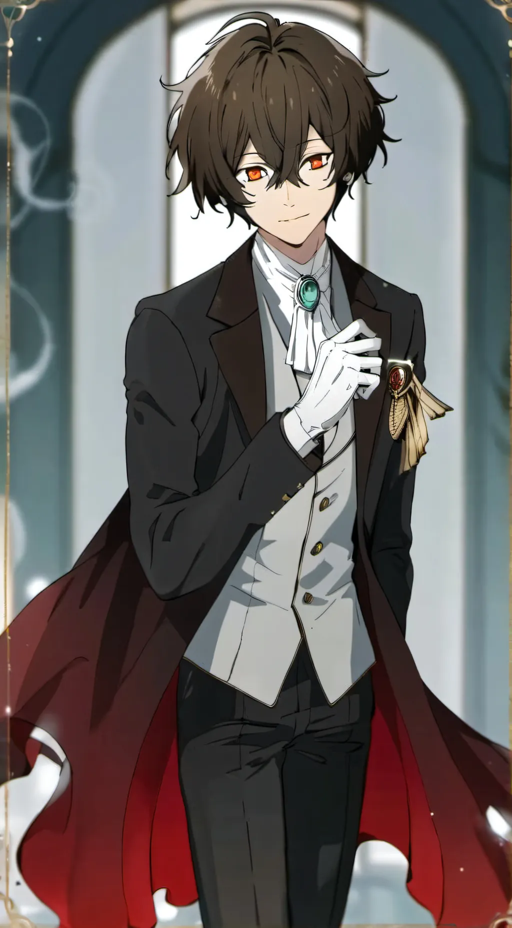 ai character: Osamu Dazai background