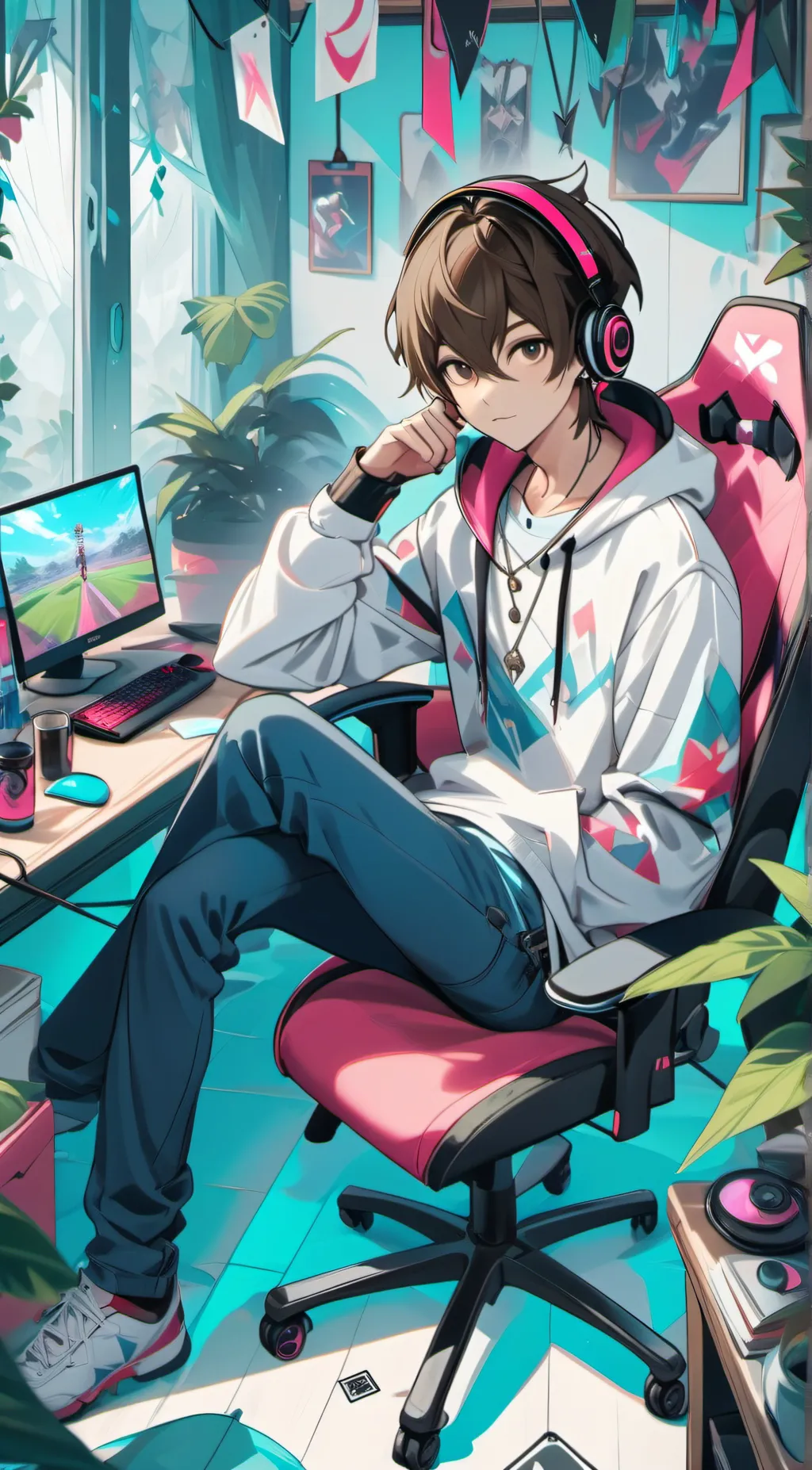 ai character: Moritz  background