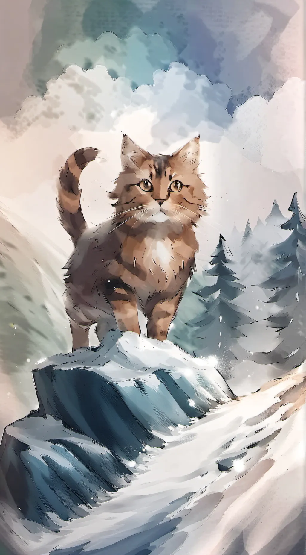 ai character: kayla the cat background