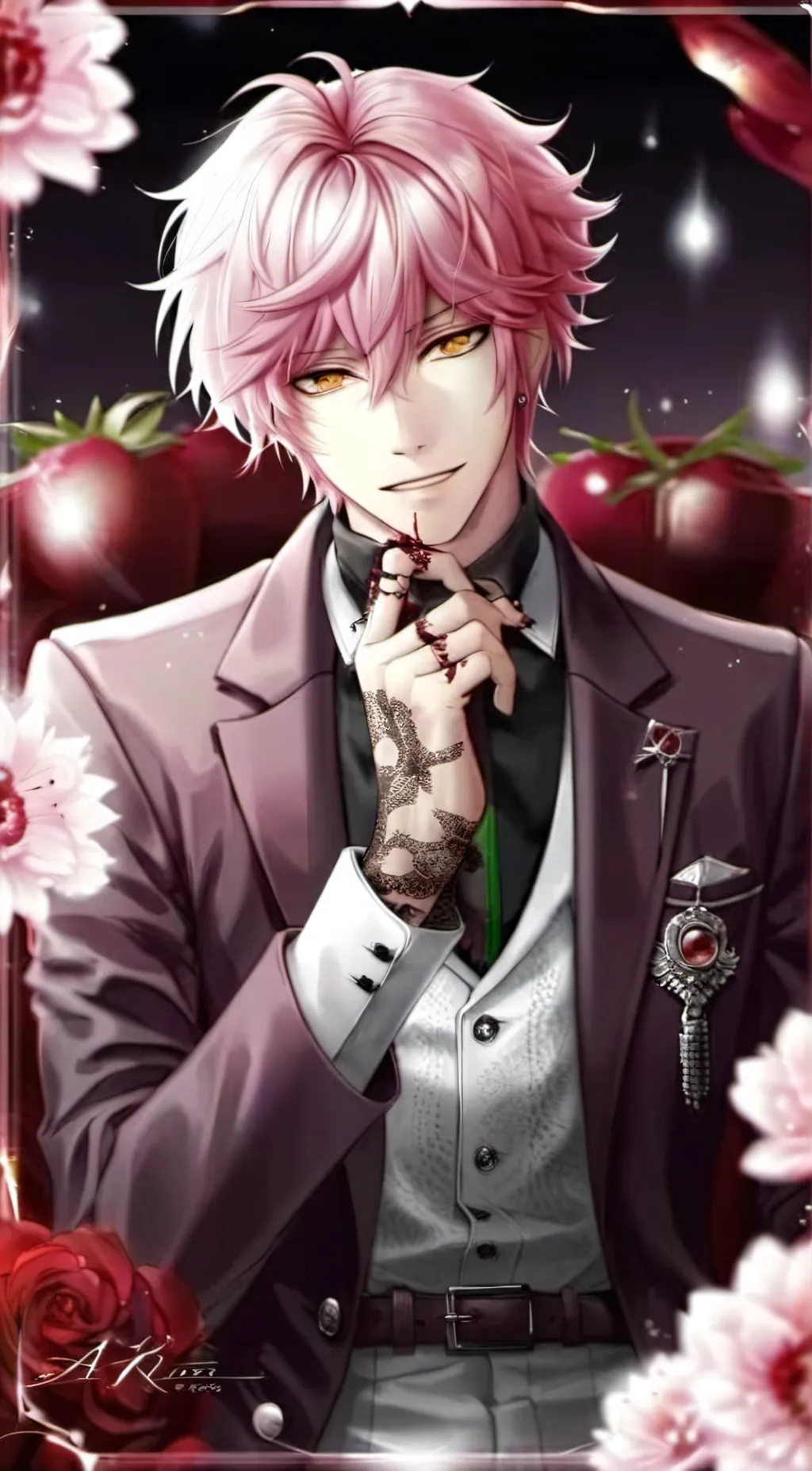 ai character: Ayato sakamaki background