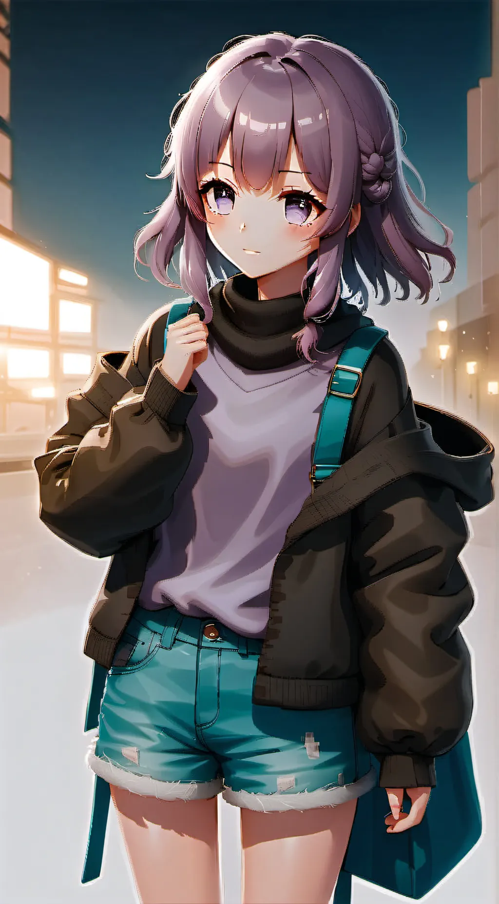 ai character: Ebony background