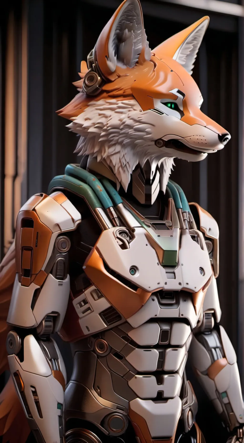 ai character: foxy background