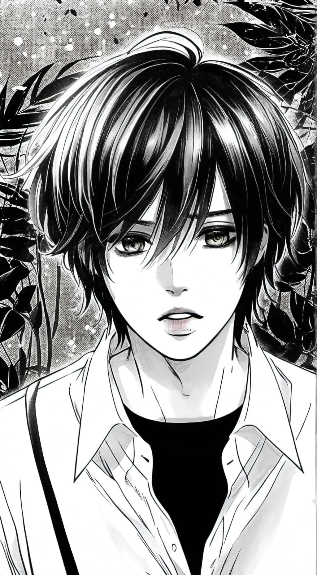 ai character: Emo bla bla background