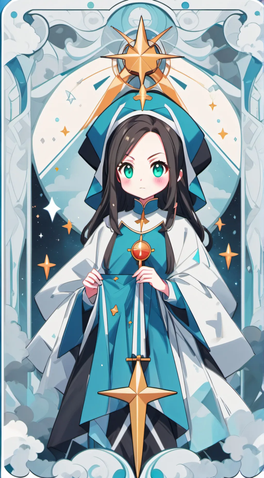 ai character: Moodlight background