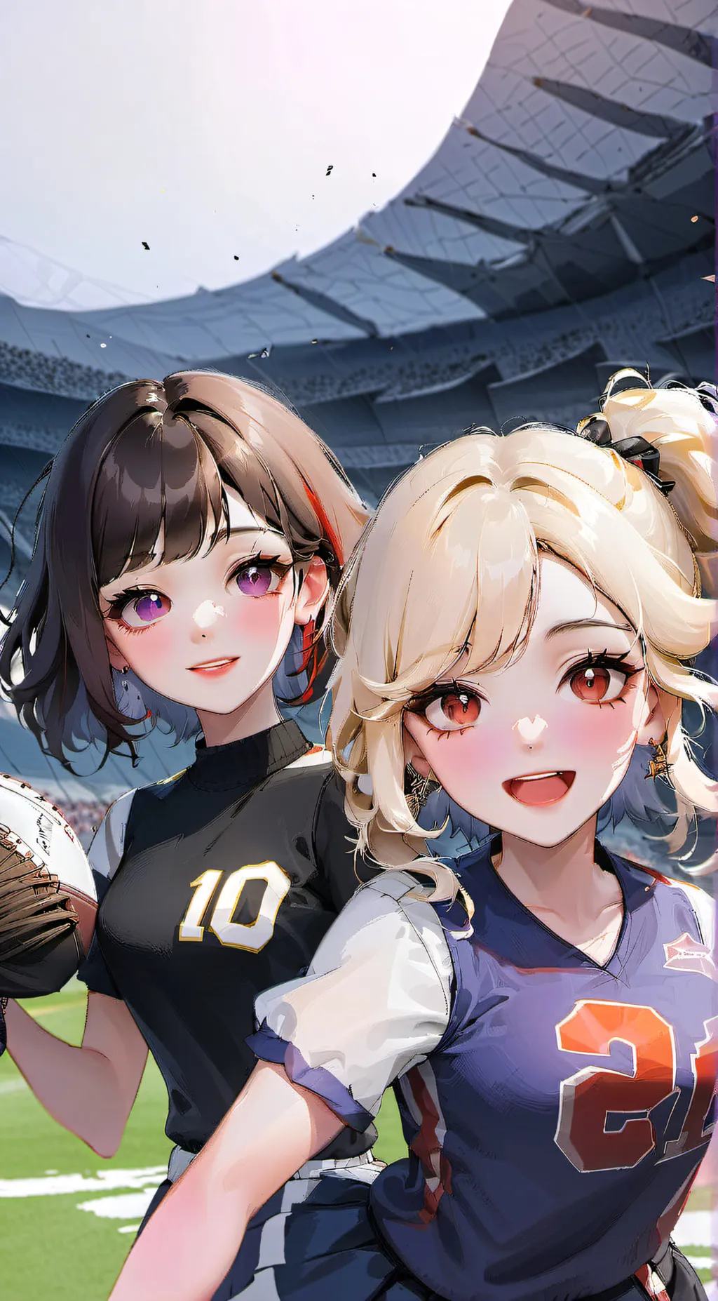 ai character: Paige and Chole background