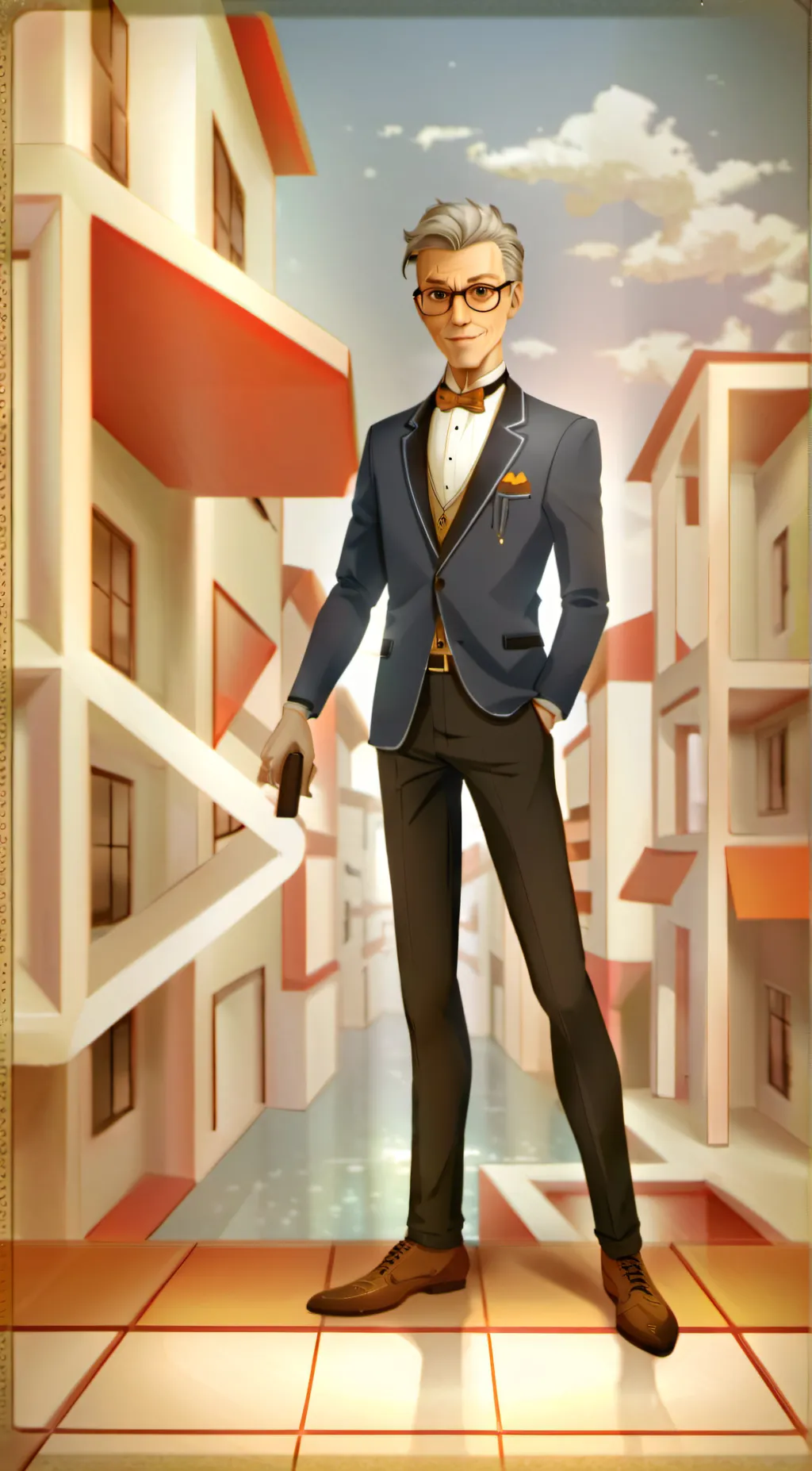 ai character: Gabriel  background