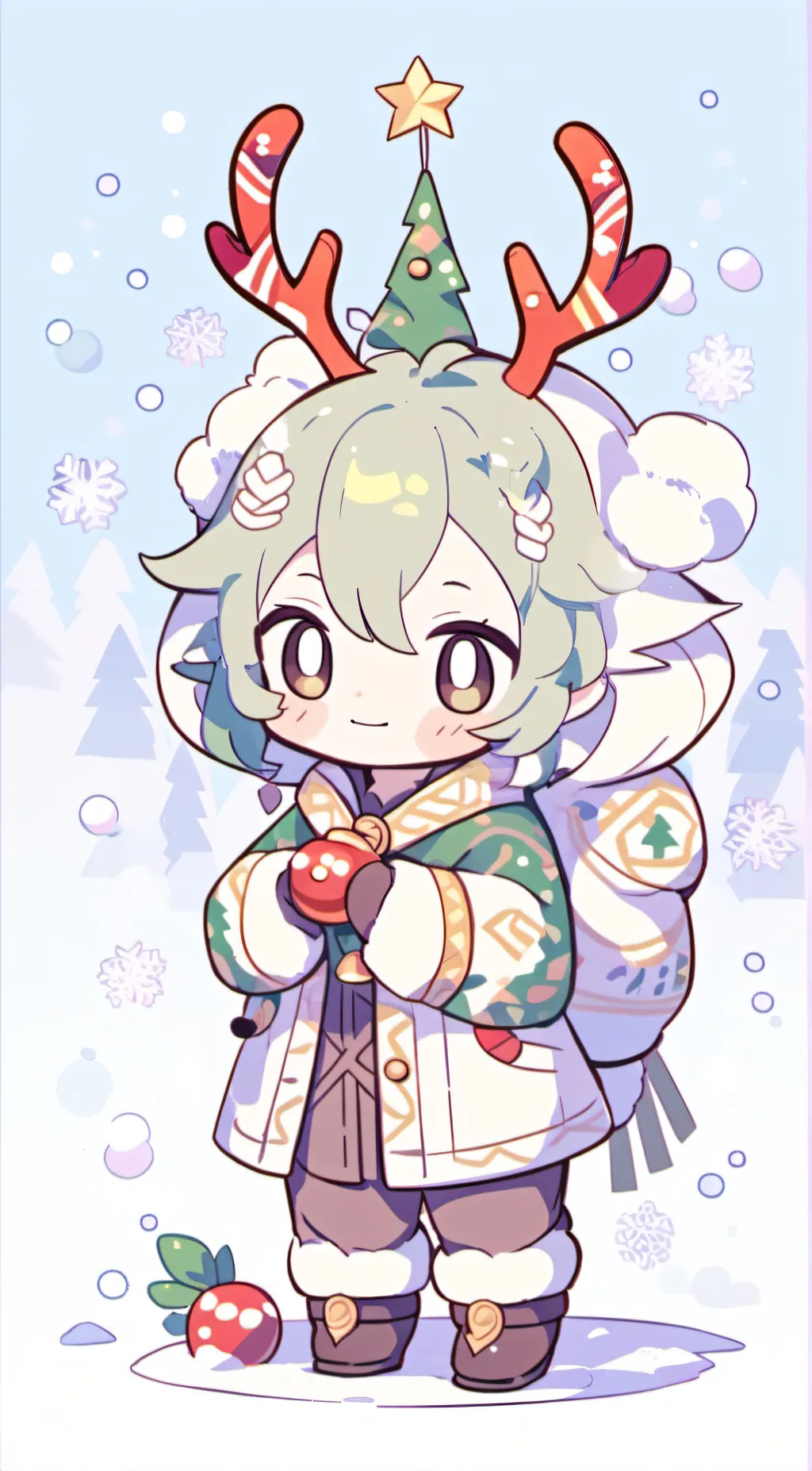 ai character: HolidayGallop background