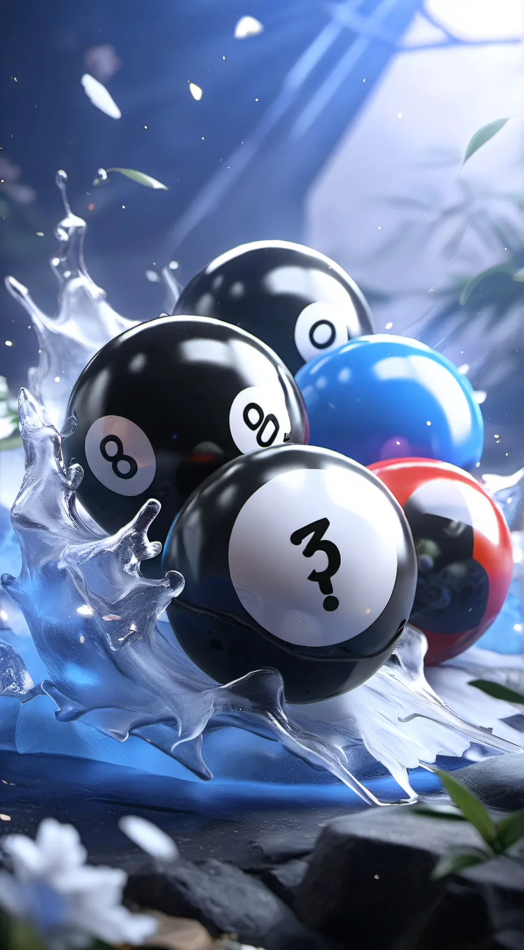 ai character: 8-ball background