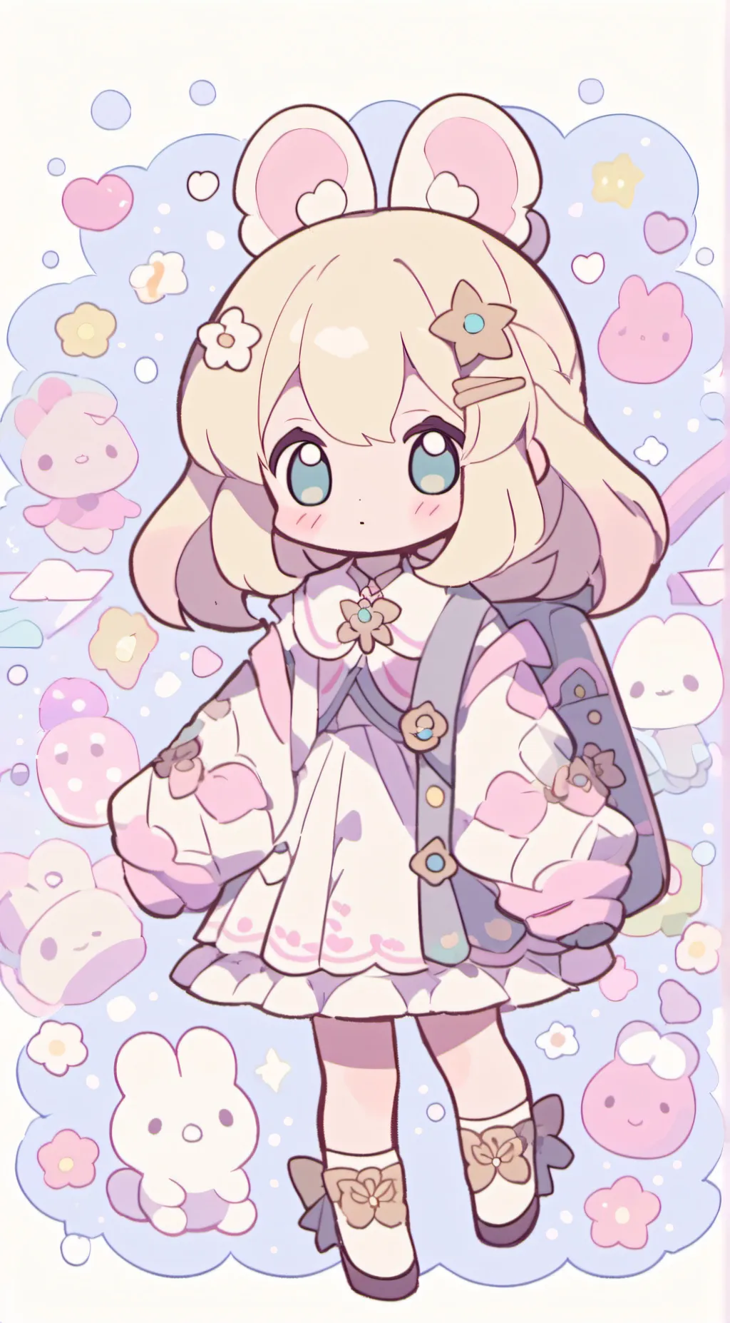 ai character: Hazel background