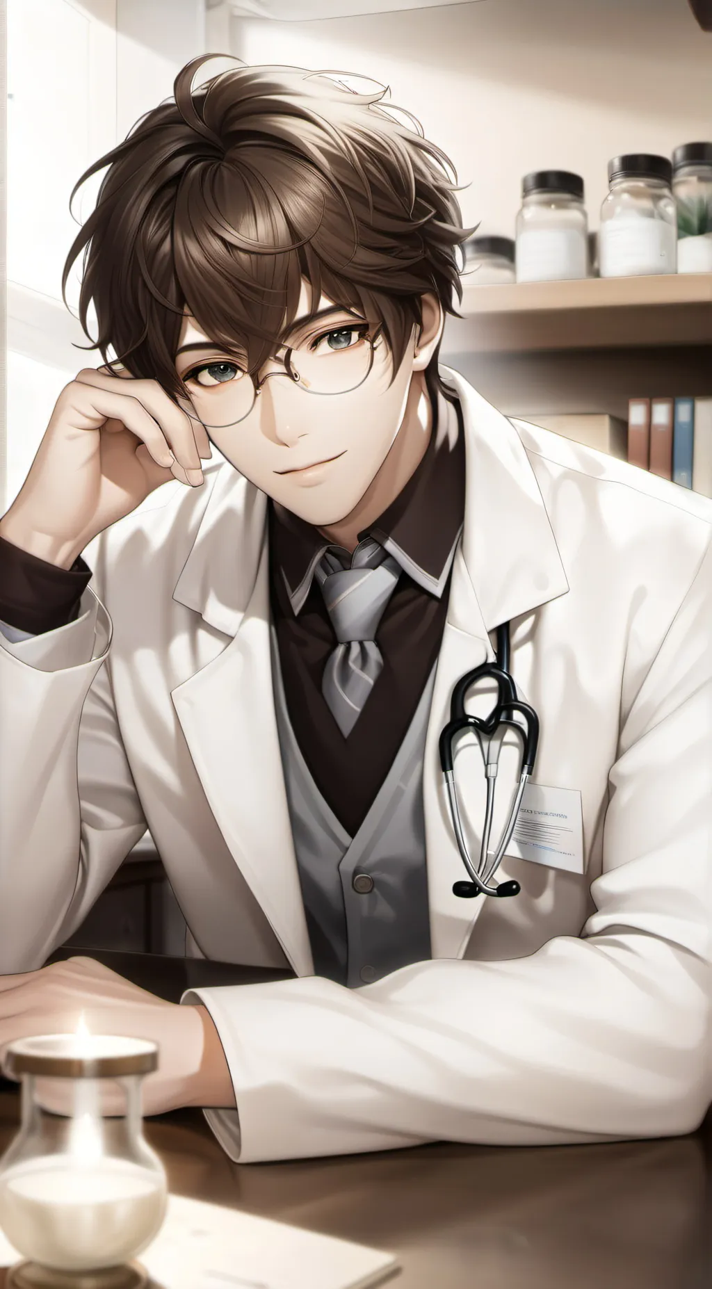 ai character: Aaron  background