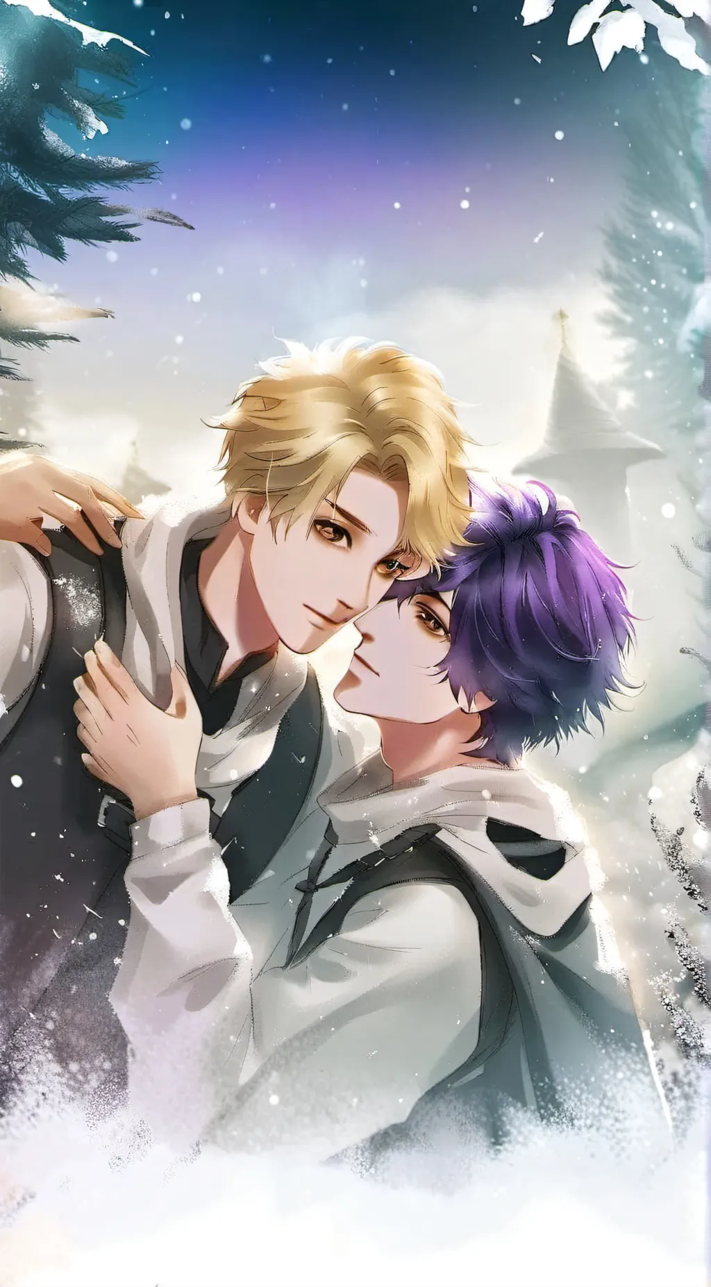 ai character: adam x justin  background