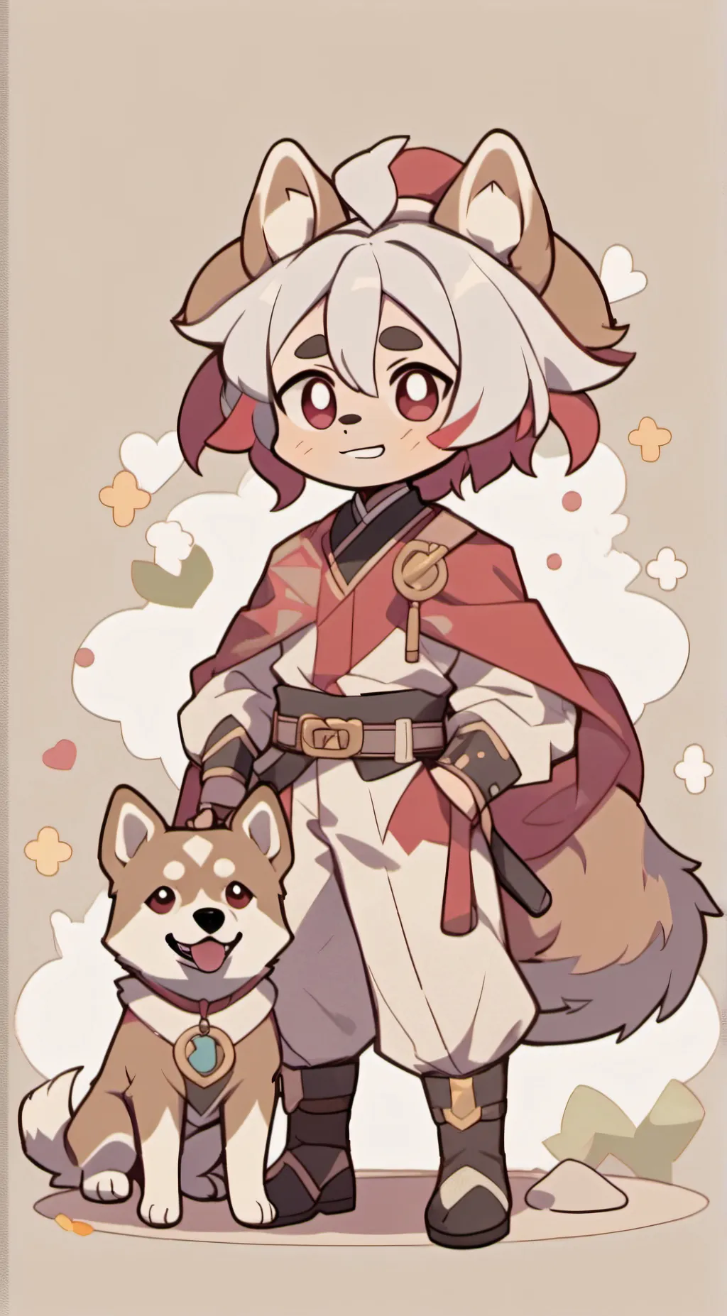 ai character: dogday background