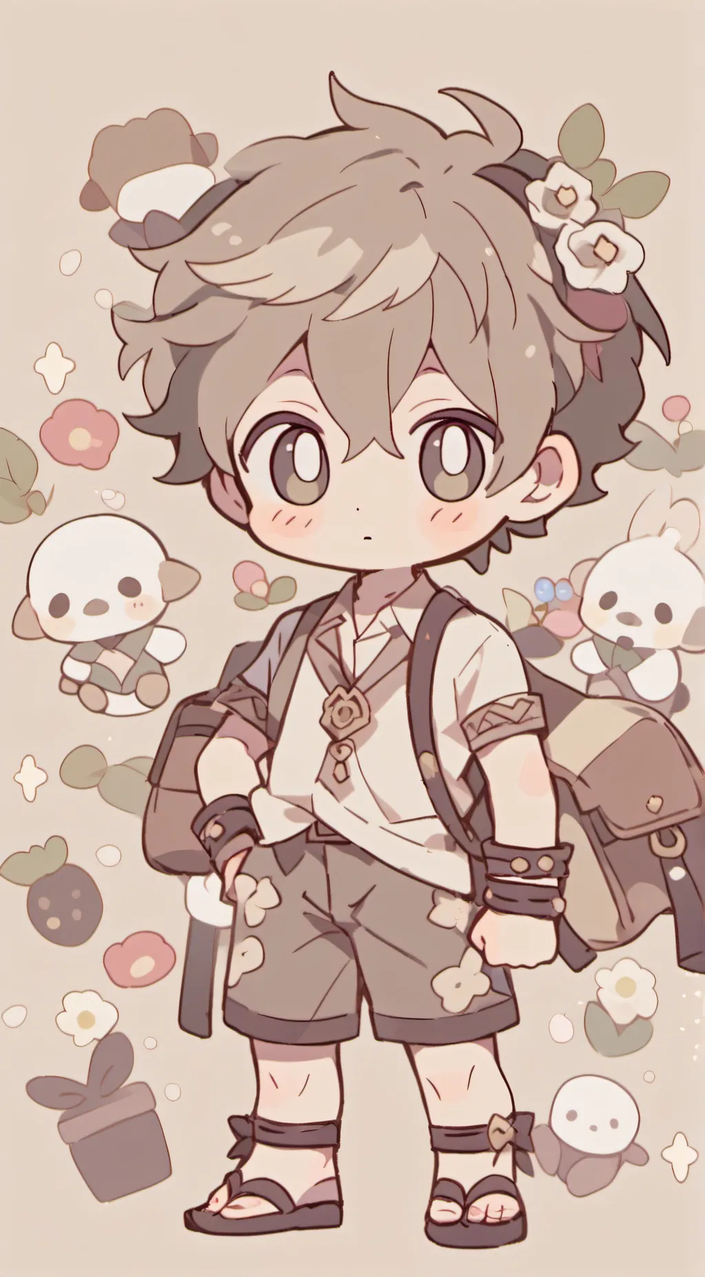 ai character: chiki chiki background