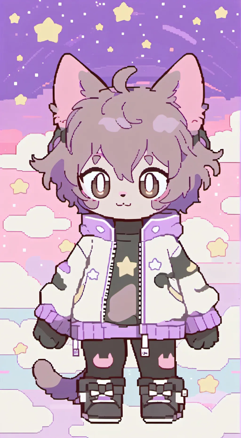 ai character: catnap background