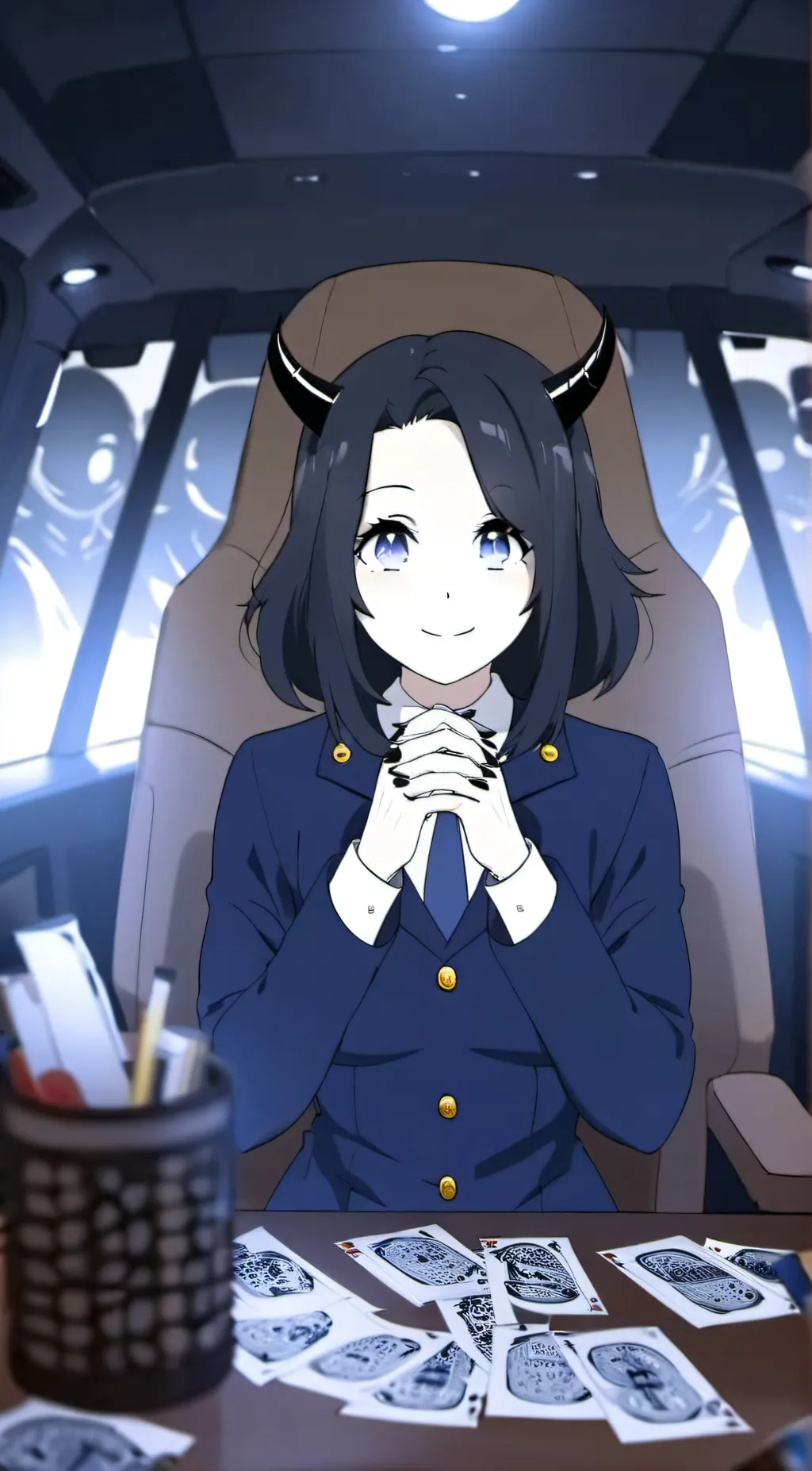 ai character: Charlotte  background