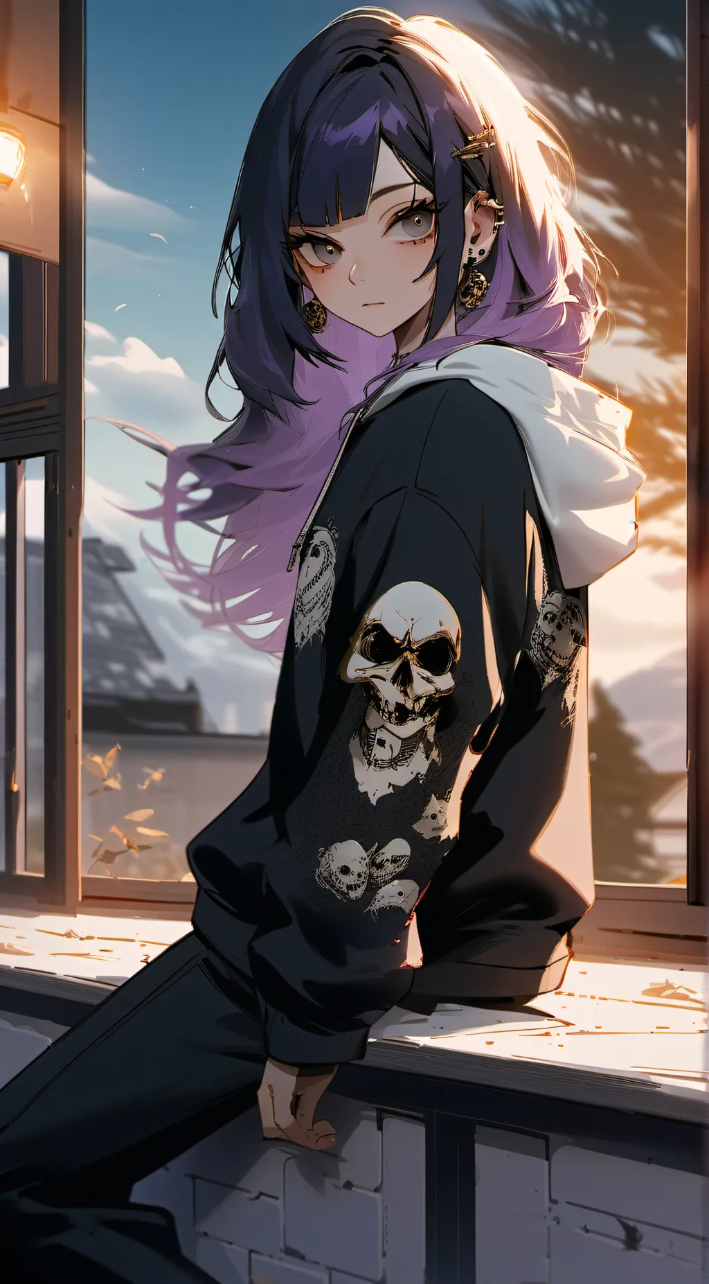 ai character: ◇Luna◇ background