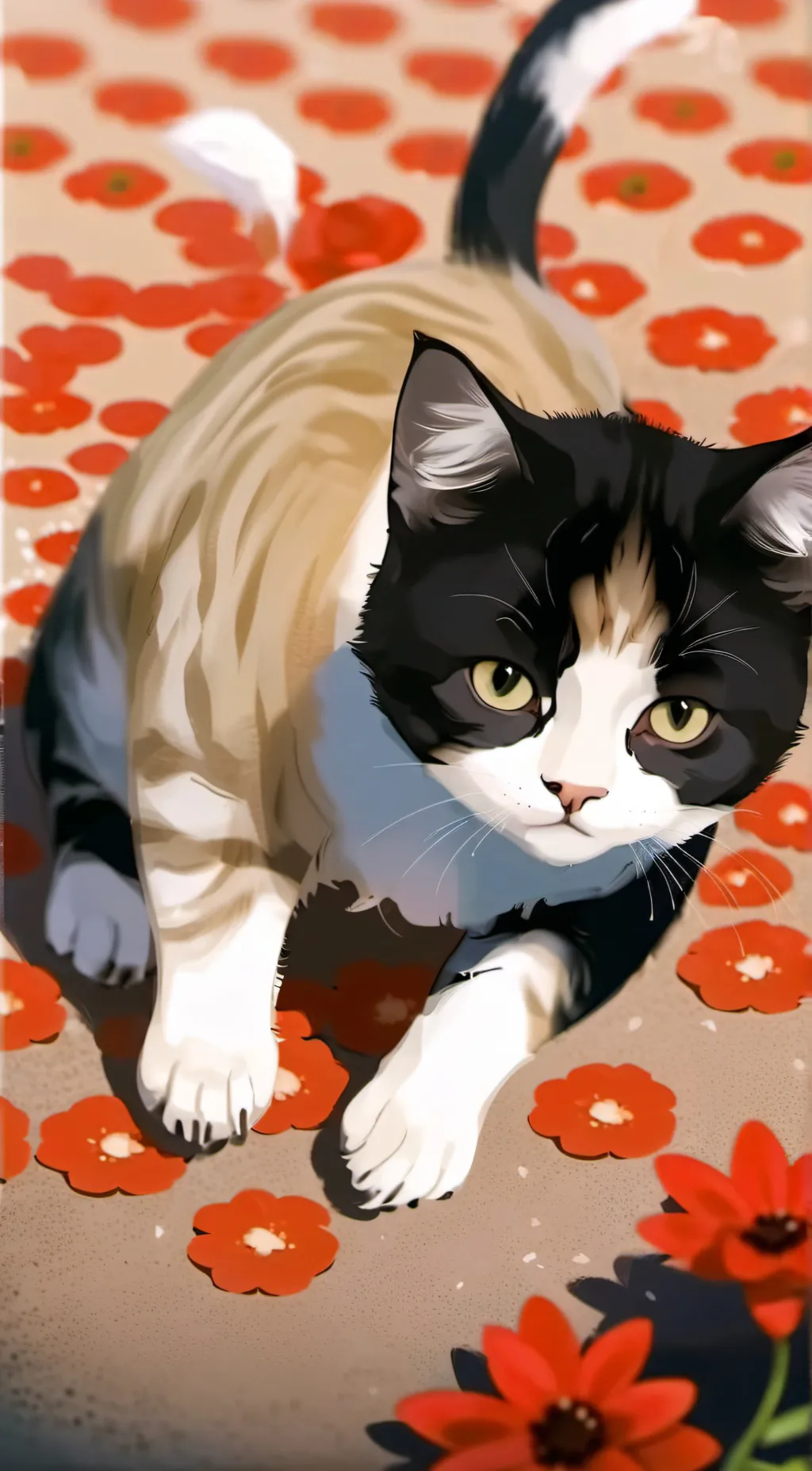 ai character: Meow background