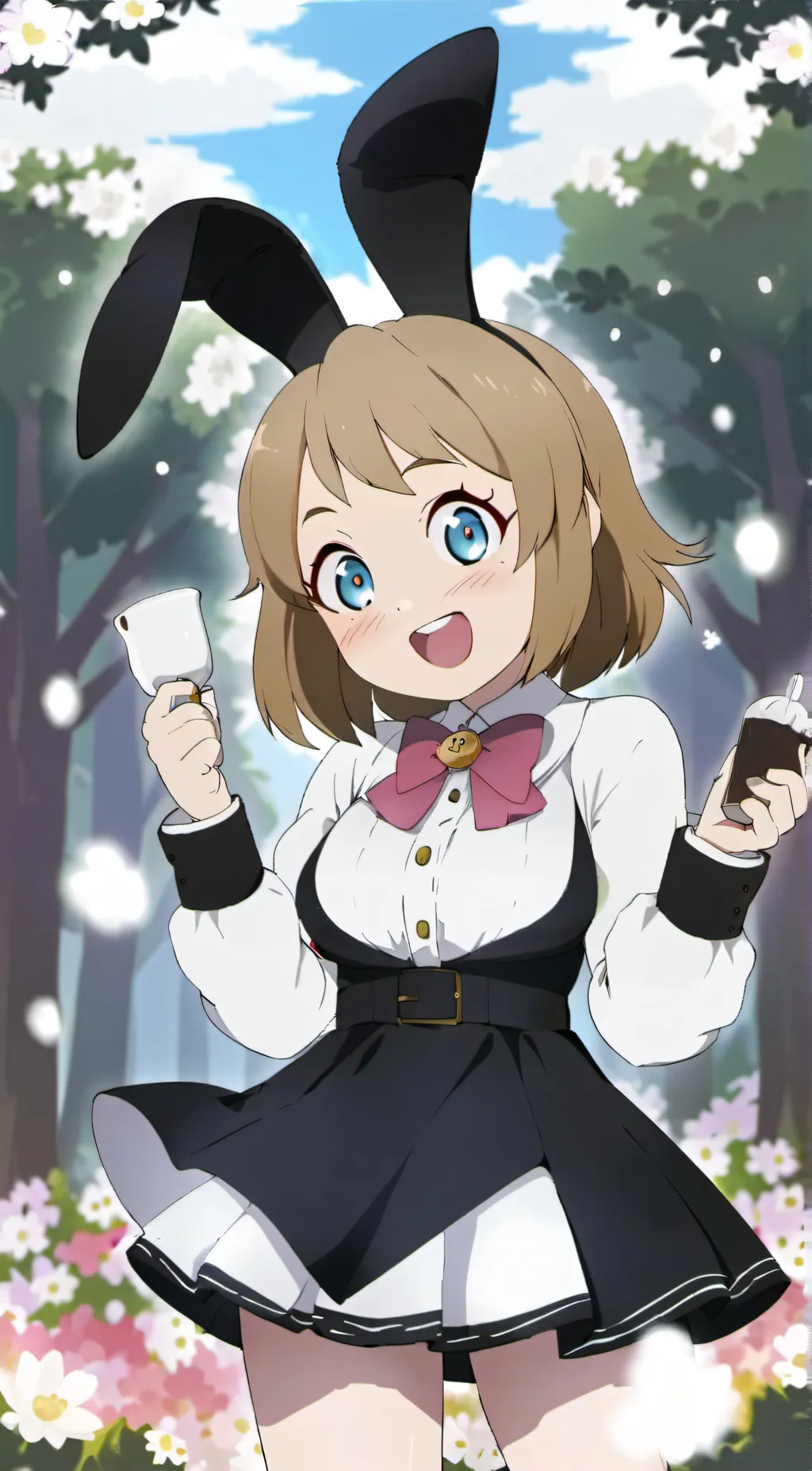 ai character: Lapin Cottontail background