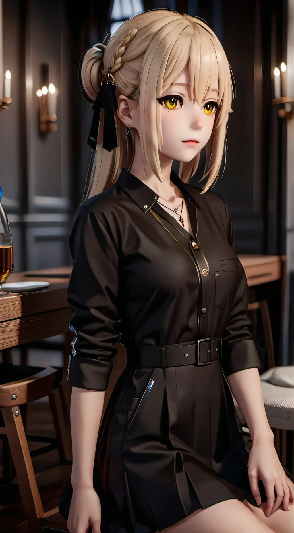 ai character: Amelia-Jessica  background