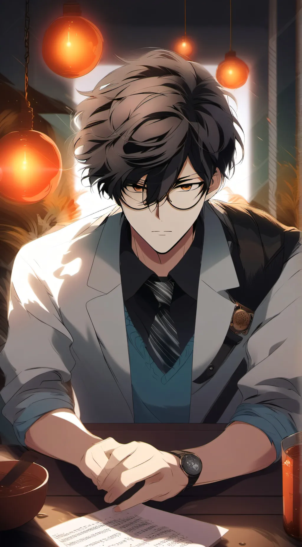 ai character: Caden background