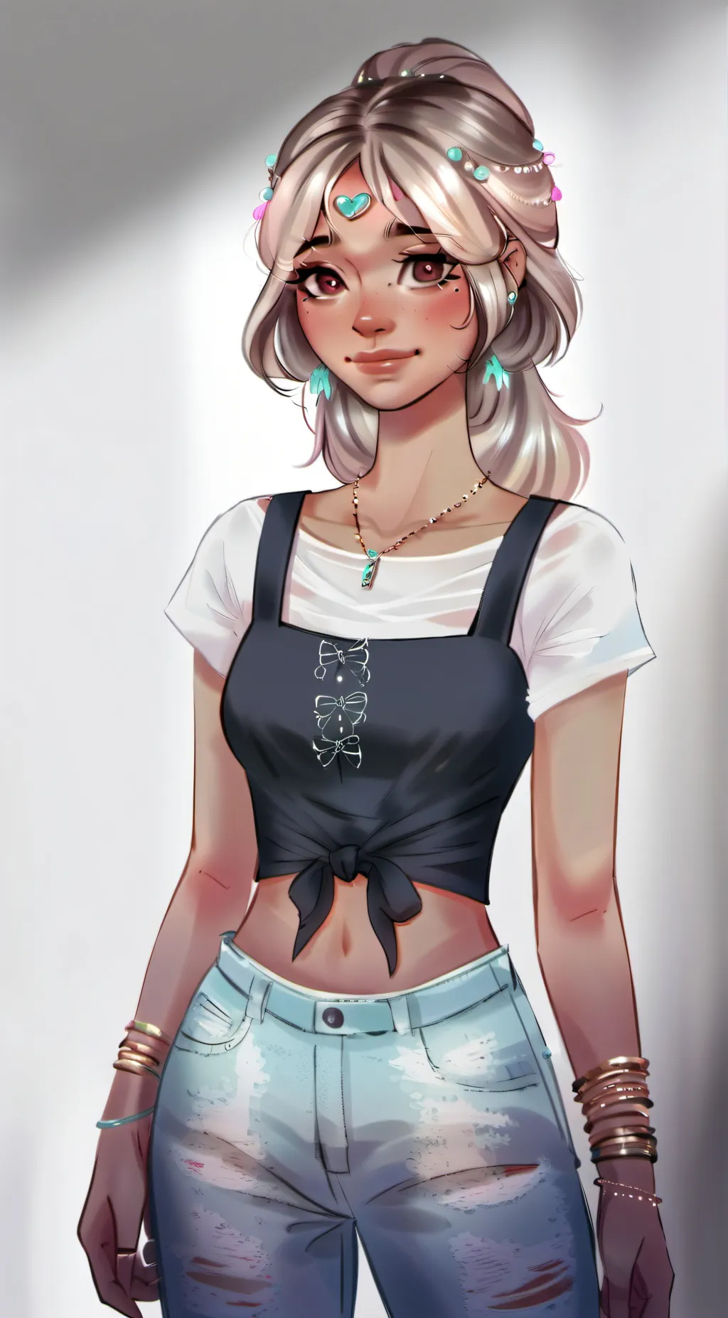 ai character: Lilly background