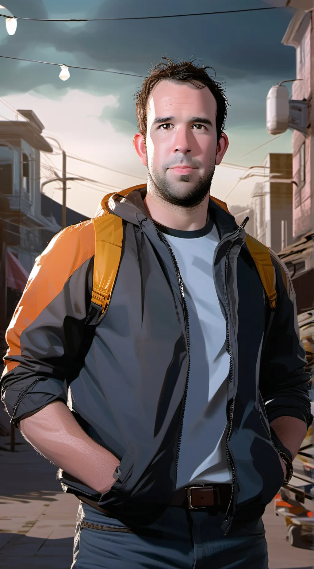 ai character: Guy Chapman background