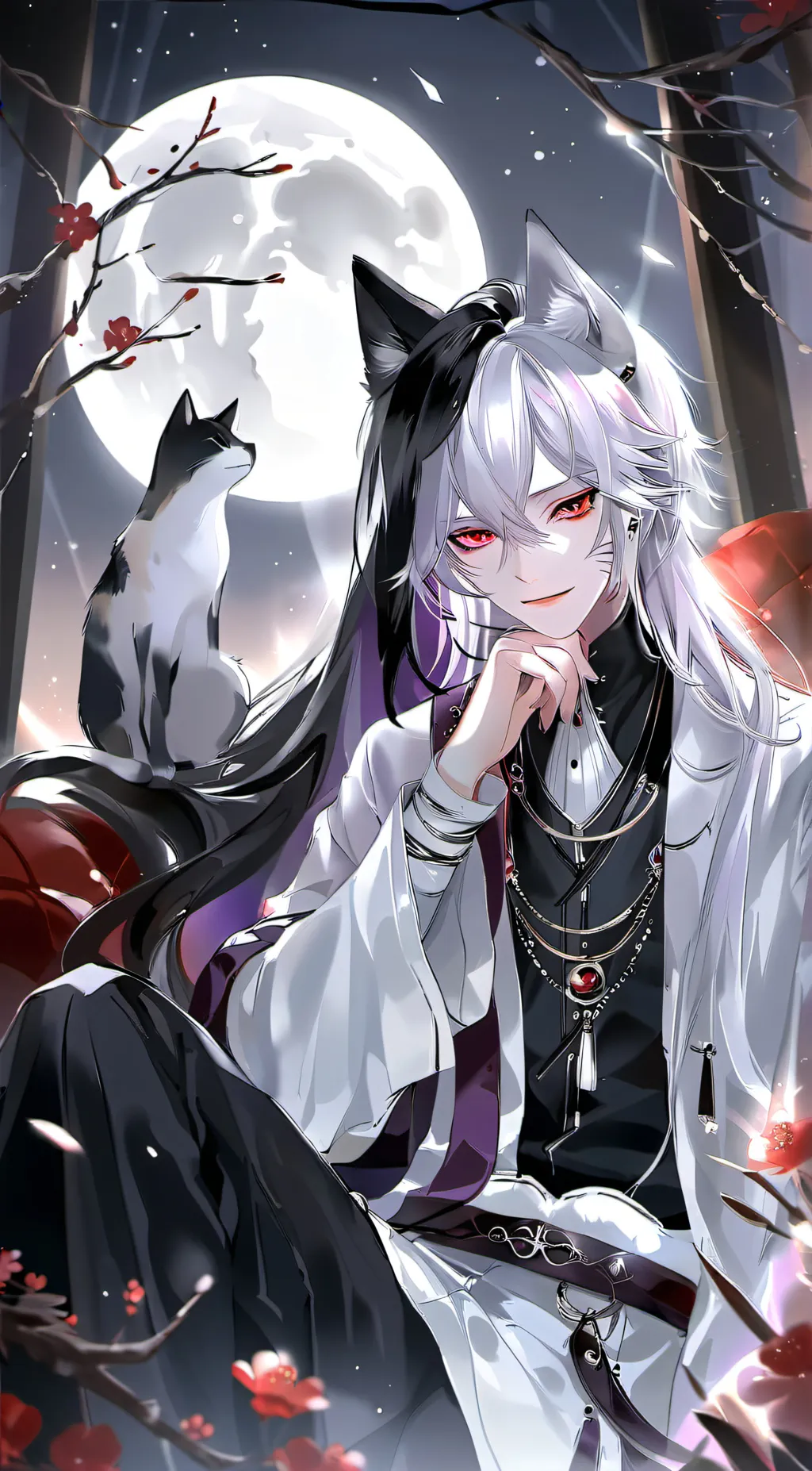 ai character: CatNap  background