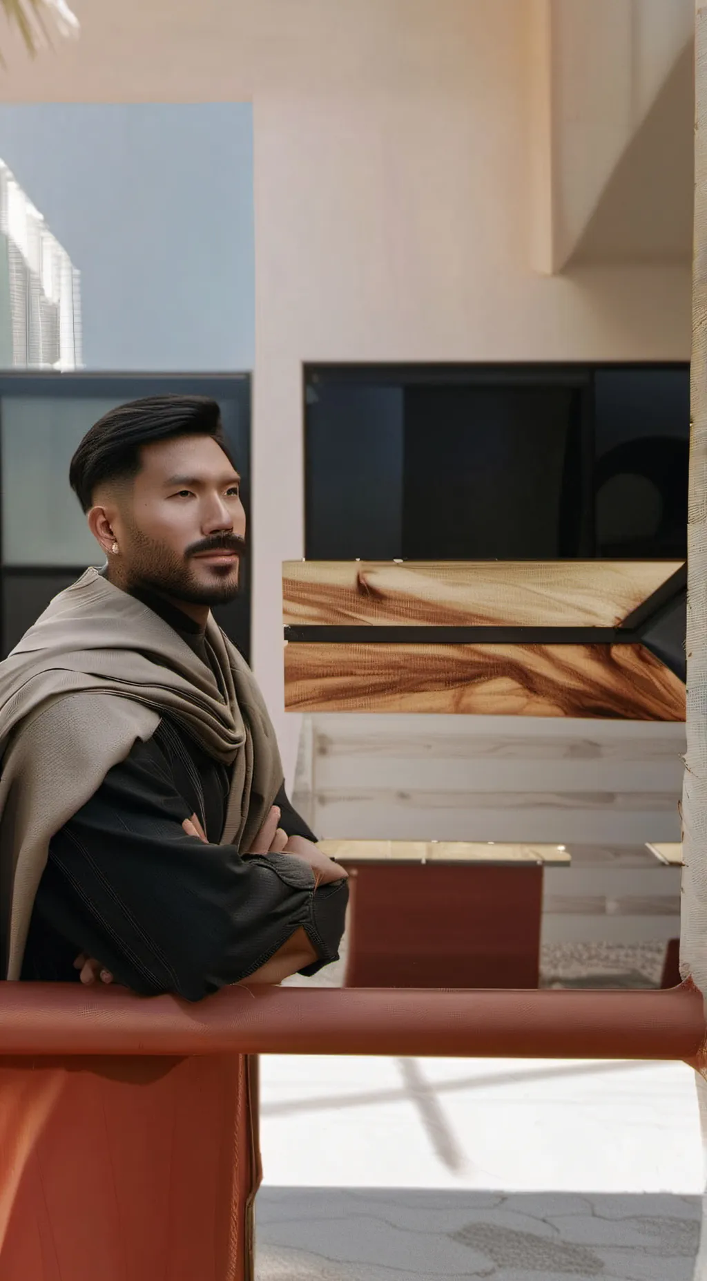 ai character: Cross background