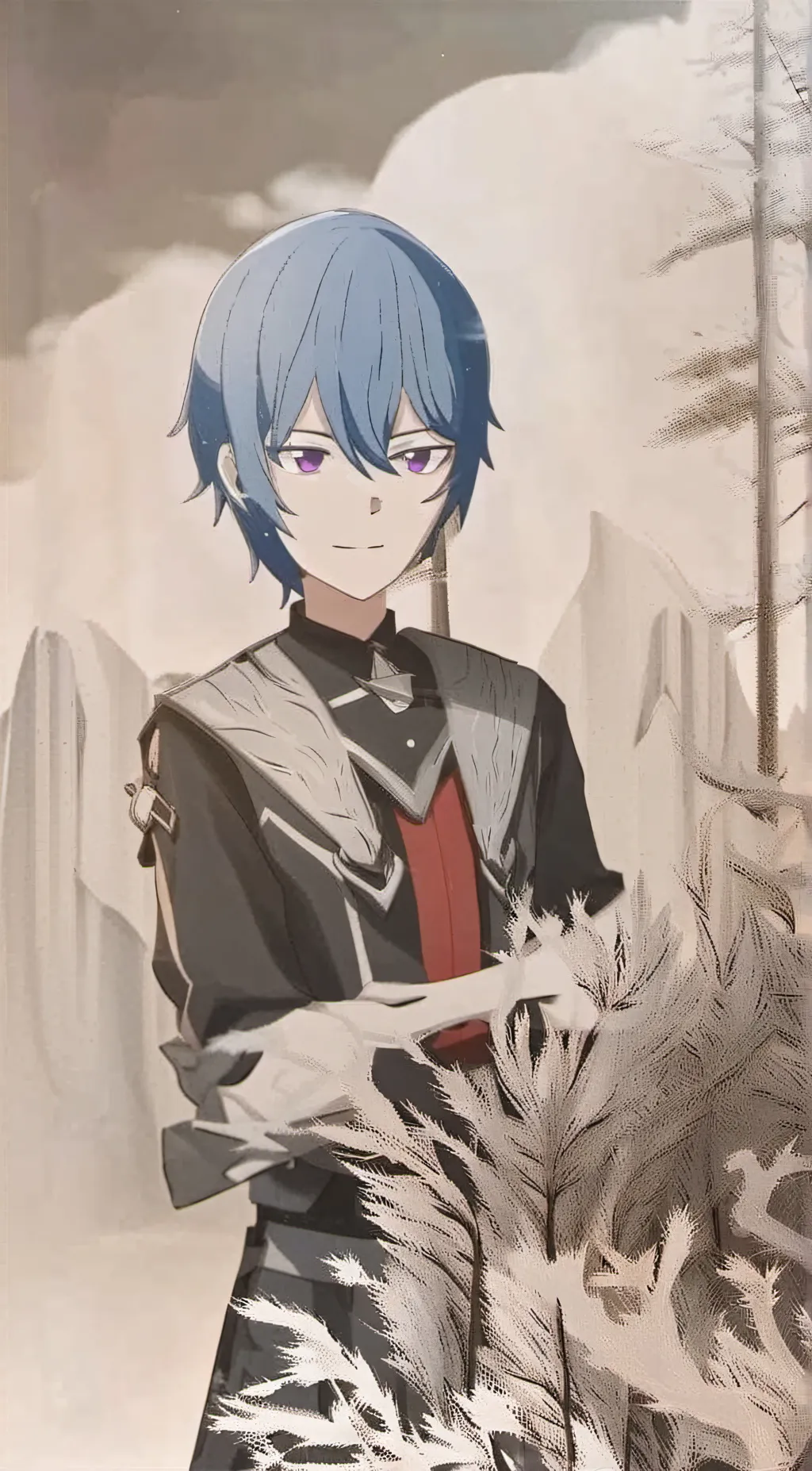 ai character: Maeko background