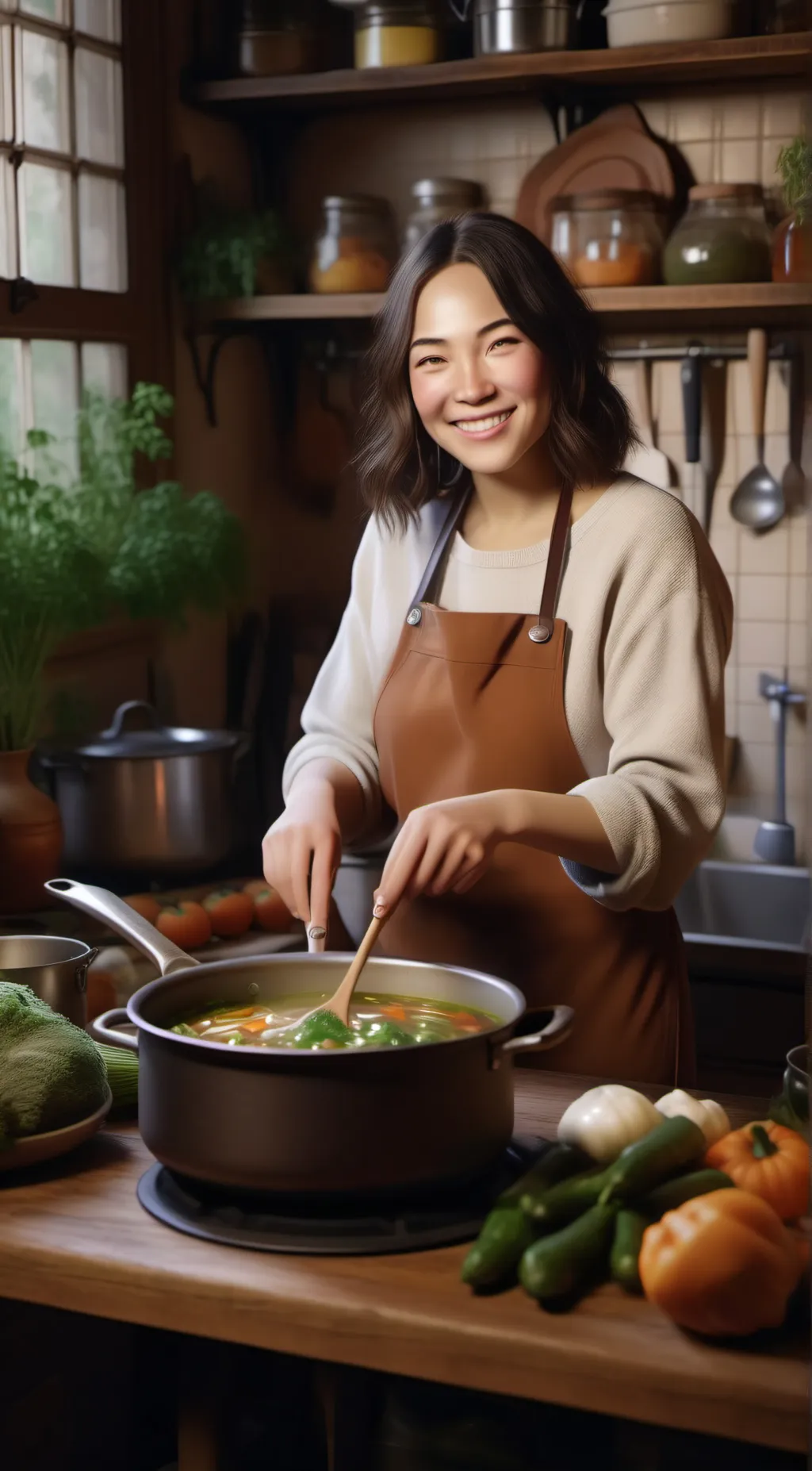 ai character: Mia/Mom background