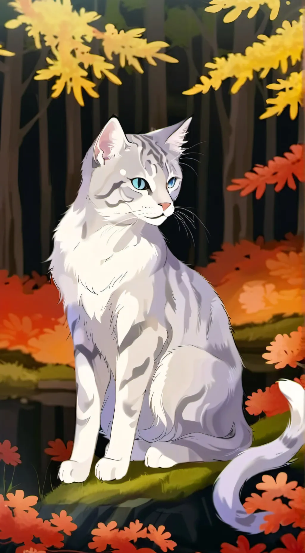 ai character: Buff silverstream background