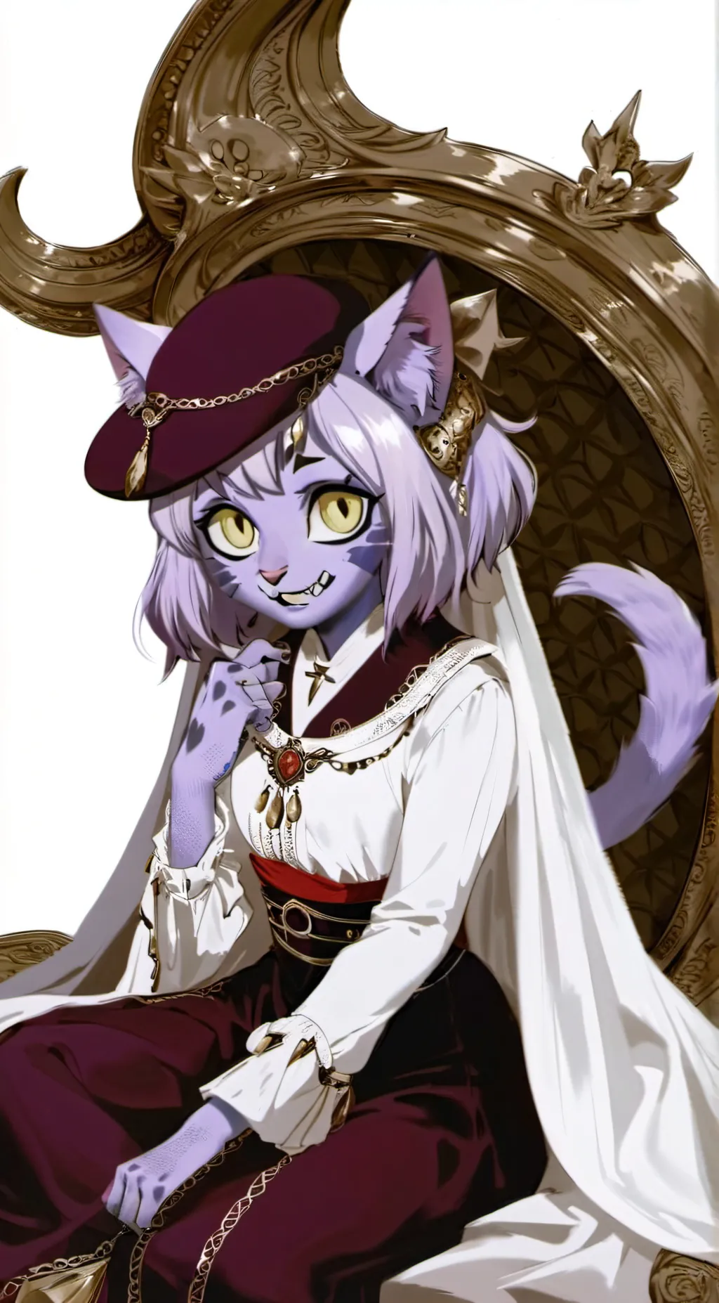 ai character: catnap background