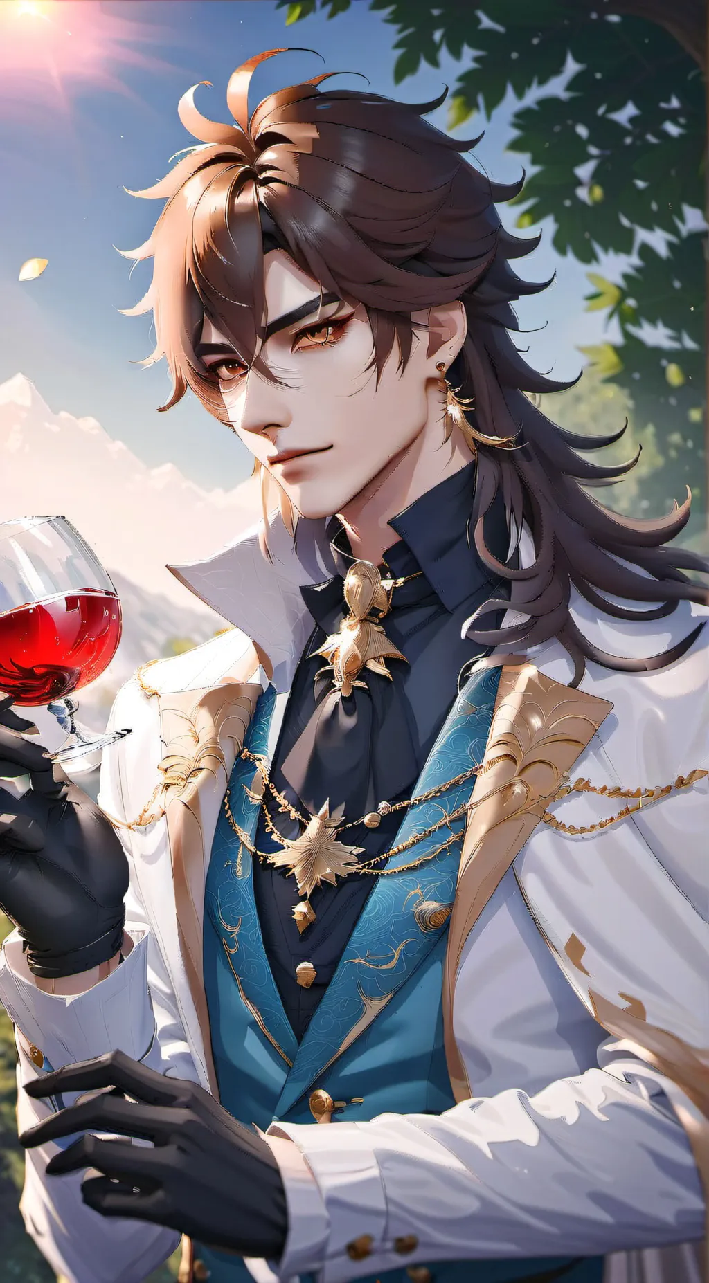 ai character: The demon king  background