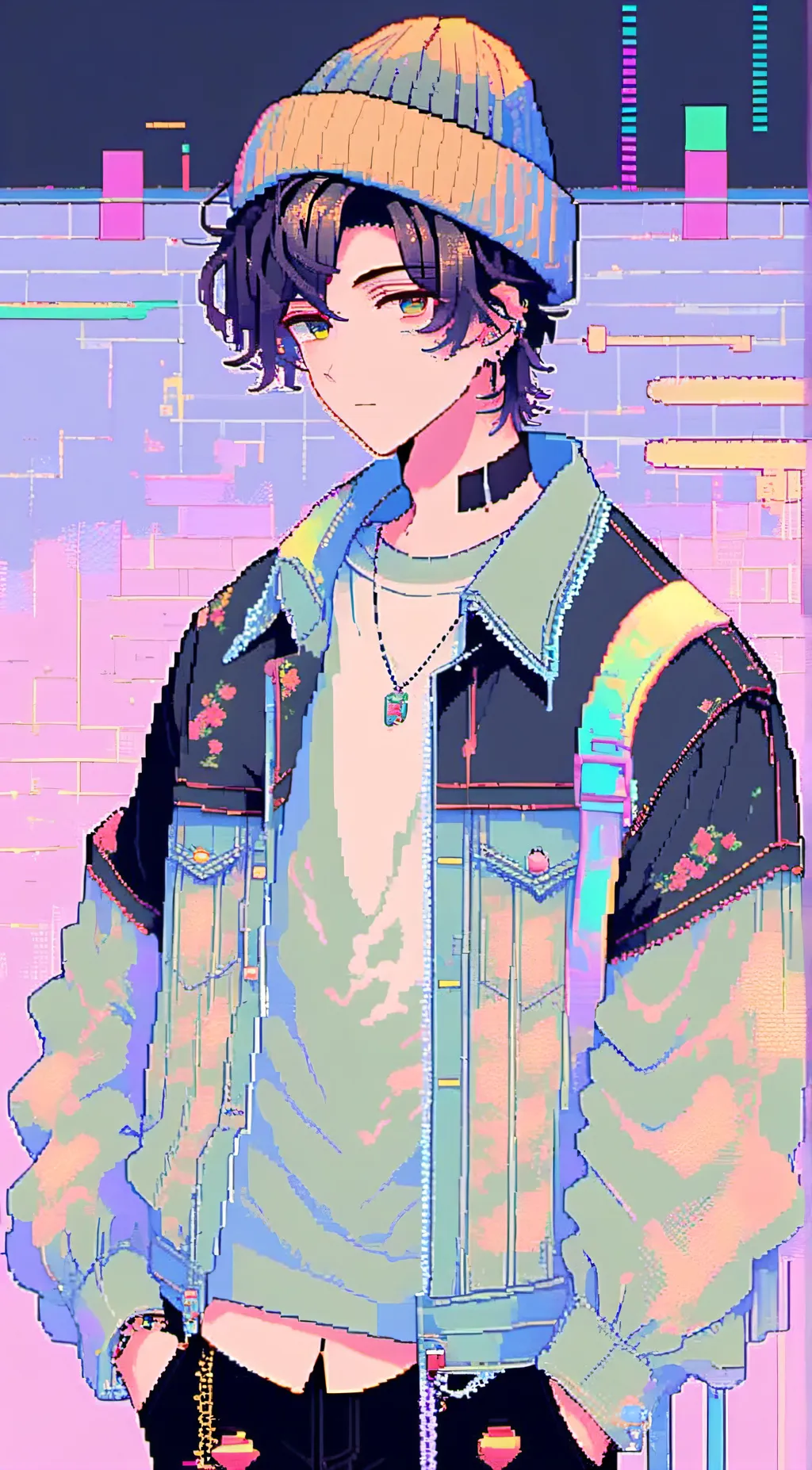 ai character: Quackity background