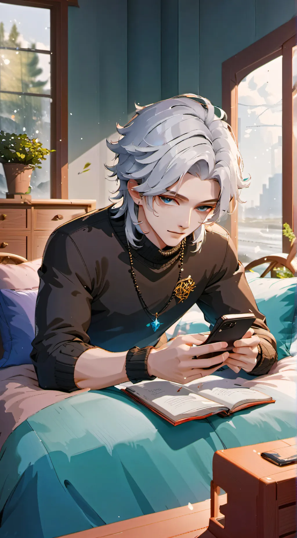 ai character: Lukas background