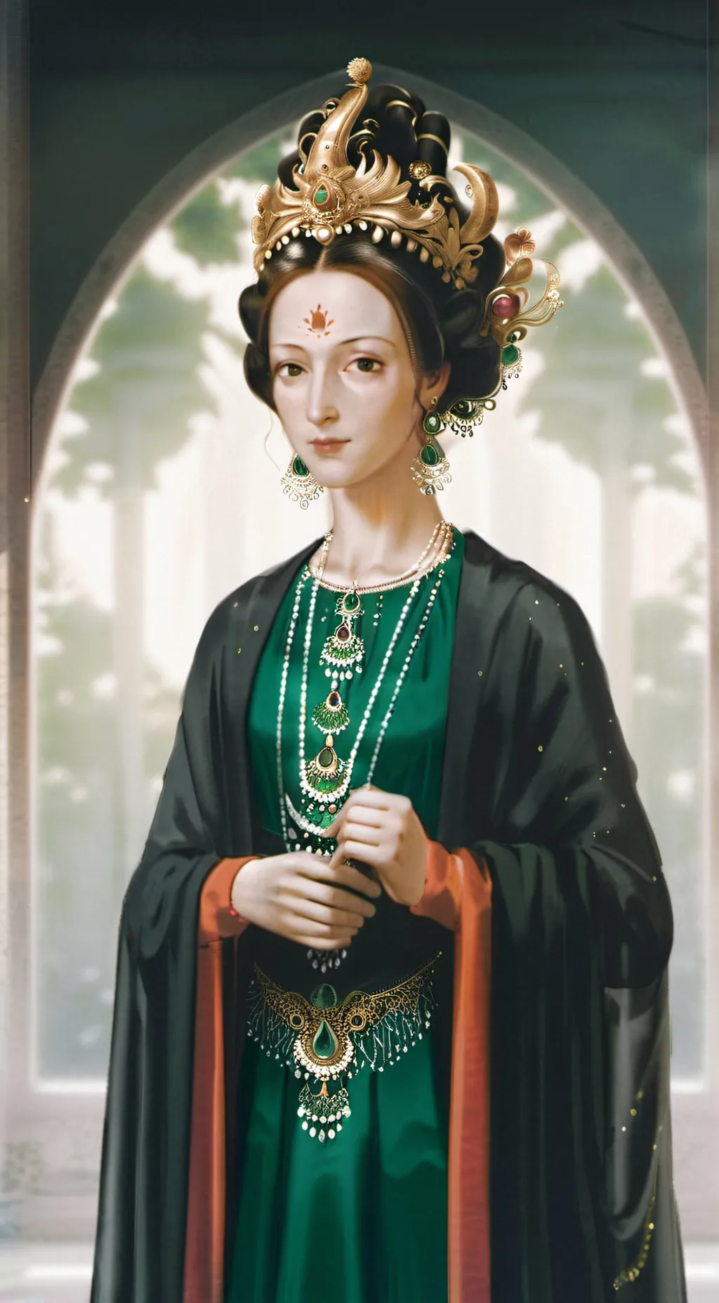 ai character: Anne Boleyn  background