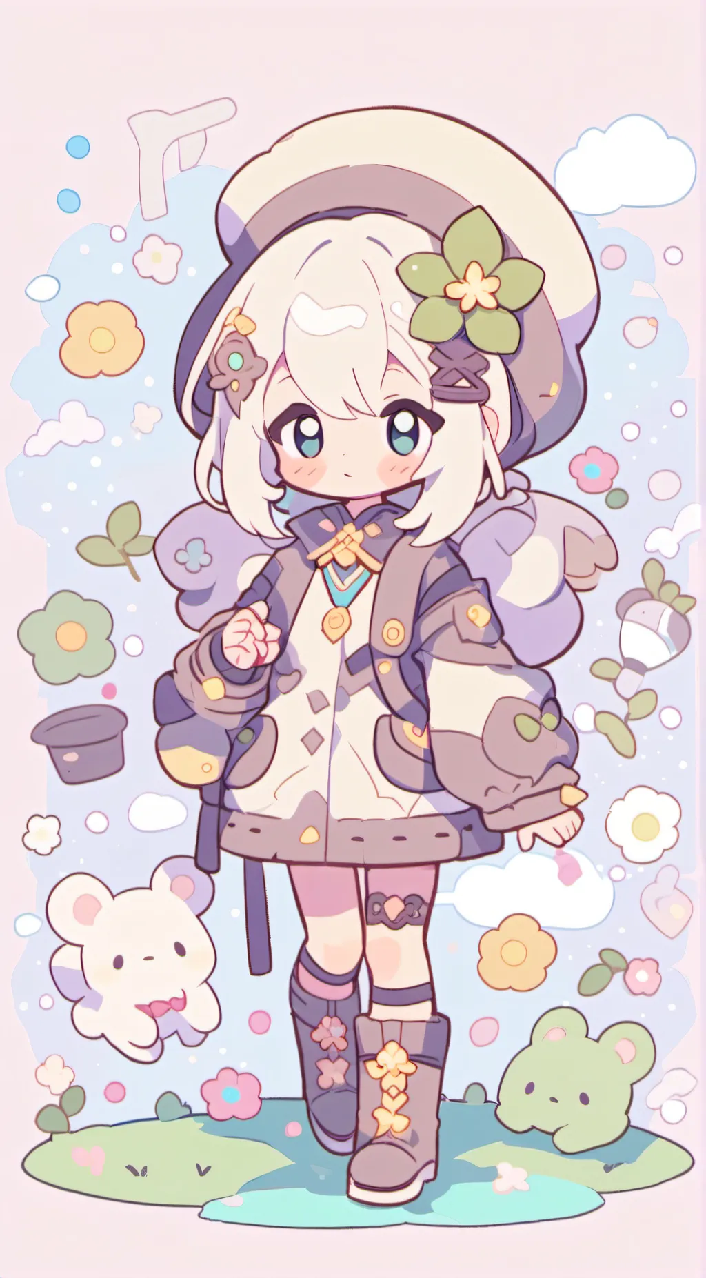 ai character: Poppy background