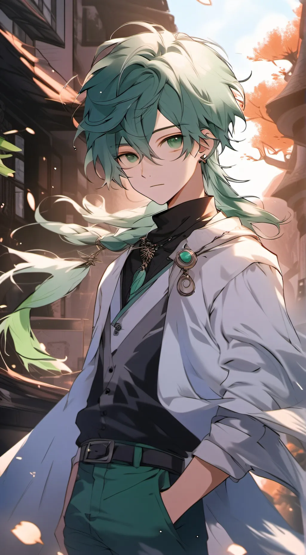 ai character: Subaru  background